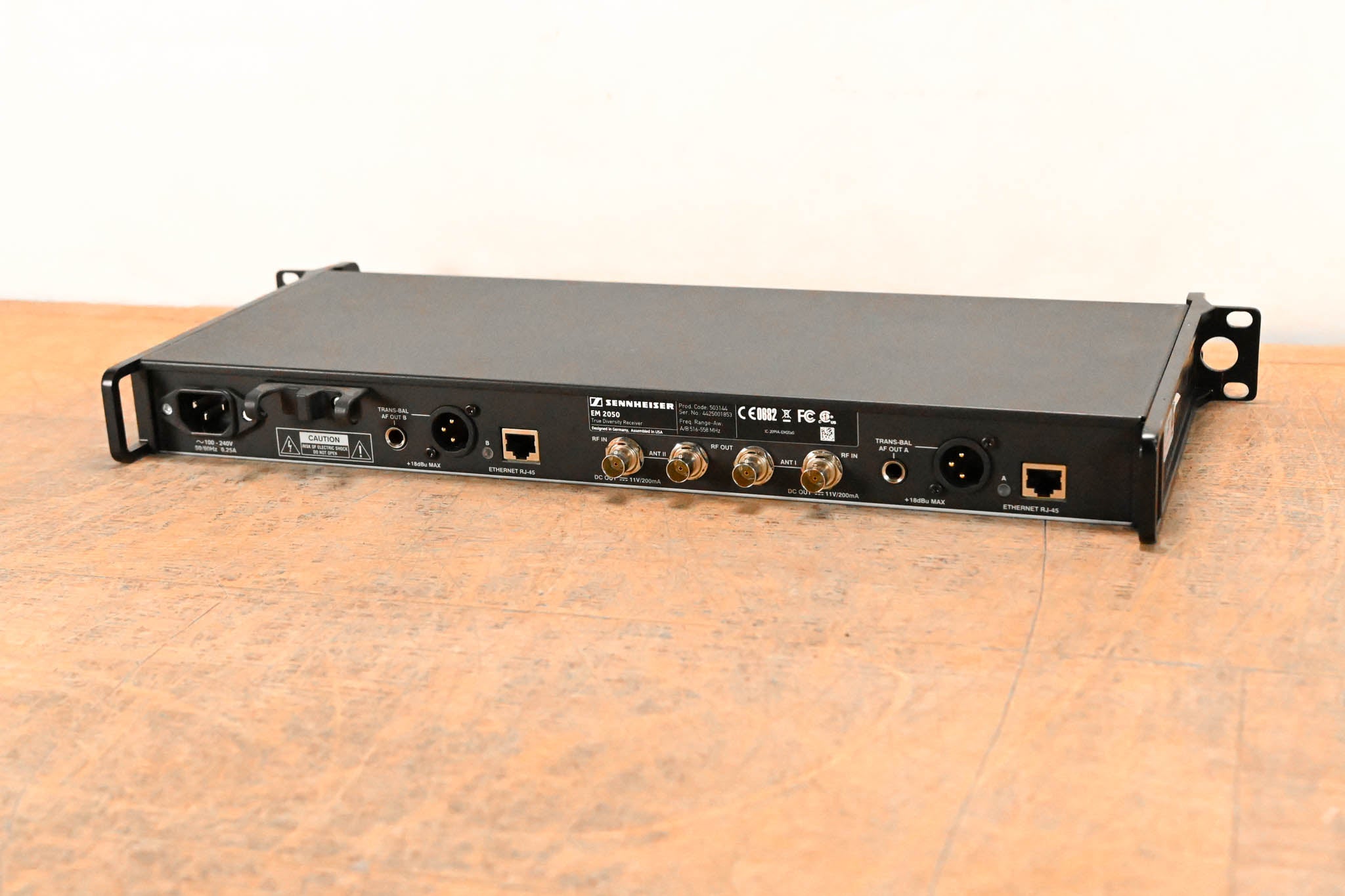 Sennheiser EM 2050 Dual-Channel Wireless Receiver Aw Range: 516-558 MHz