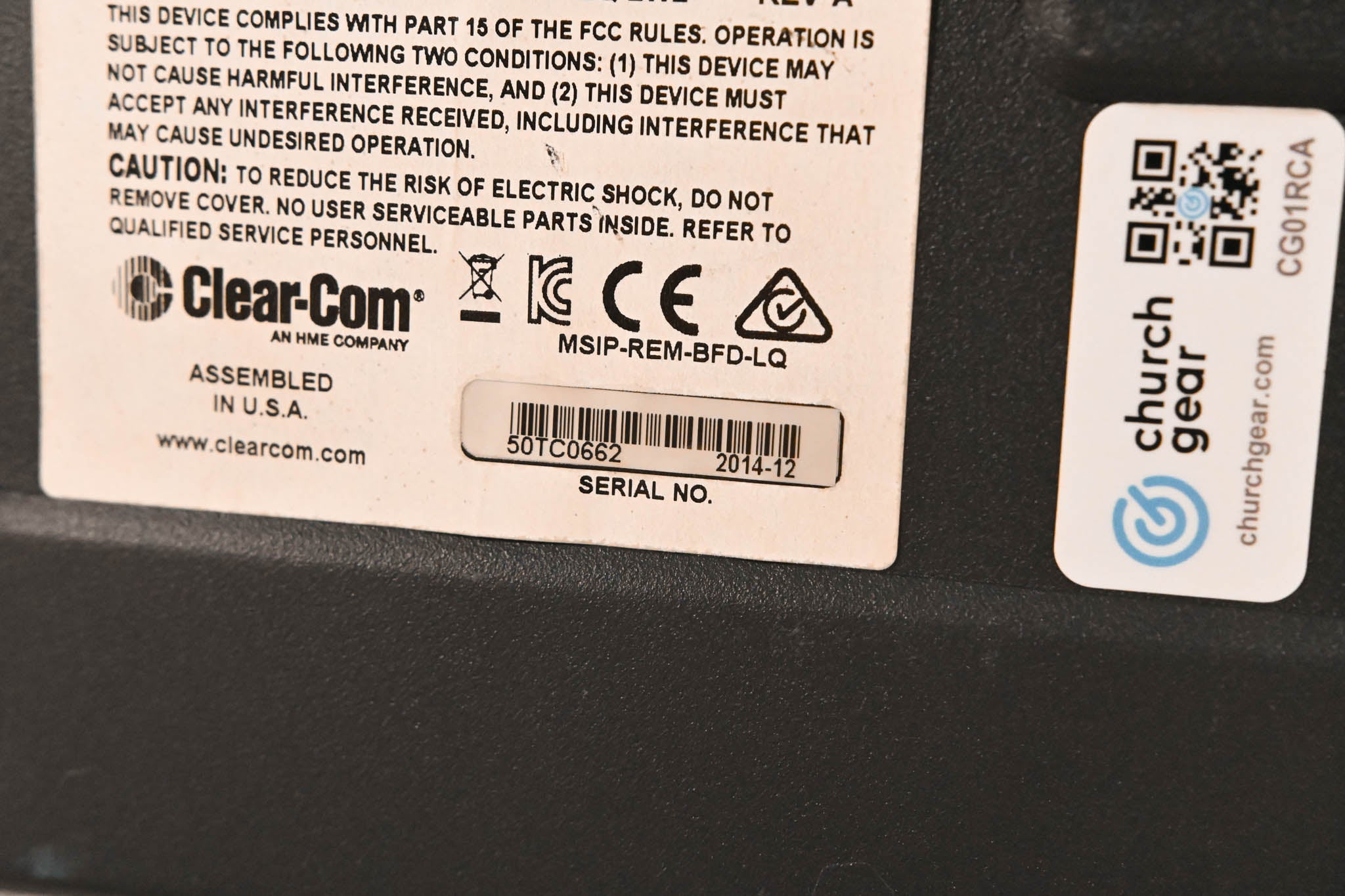 Clear-Com LQ-2W2 Compact 2-Port Partyline IP Interface (NO POWER SUPPLY)