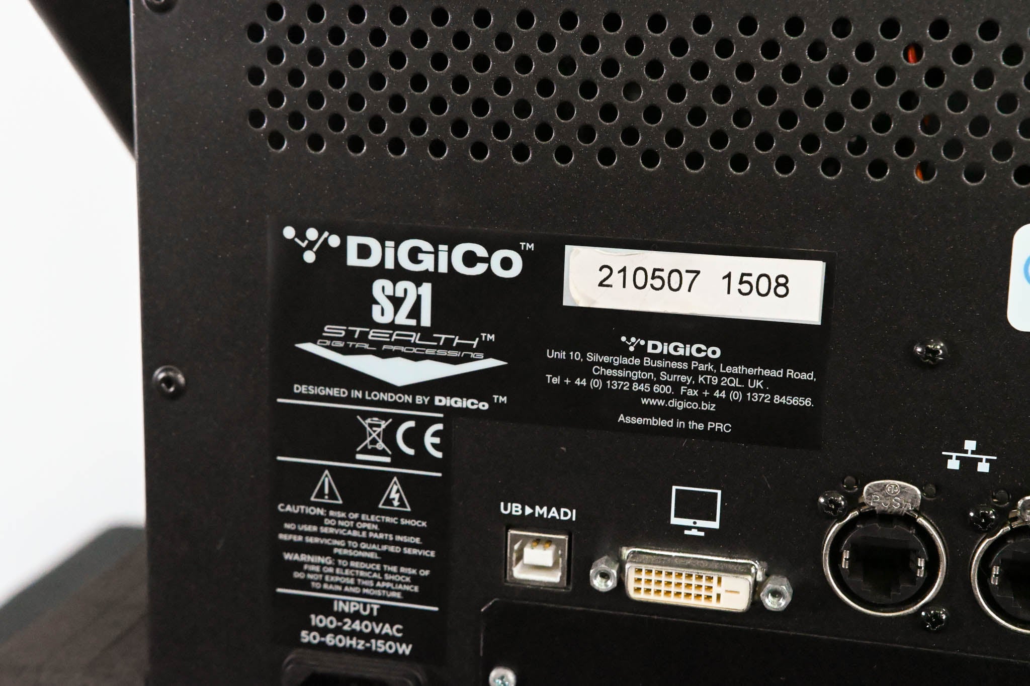 DiGiCo S21 Digital Mixing Console w/ 64-Channel Upgrade & Road Case
