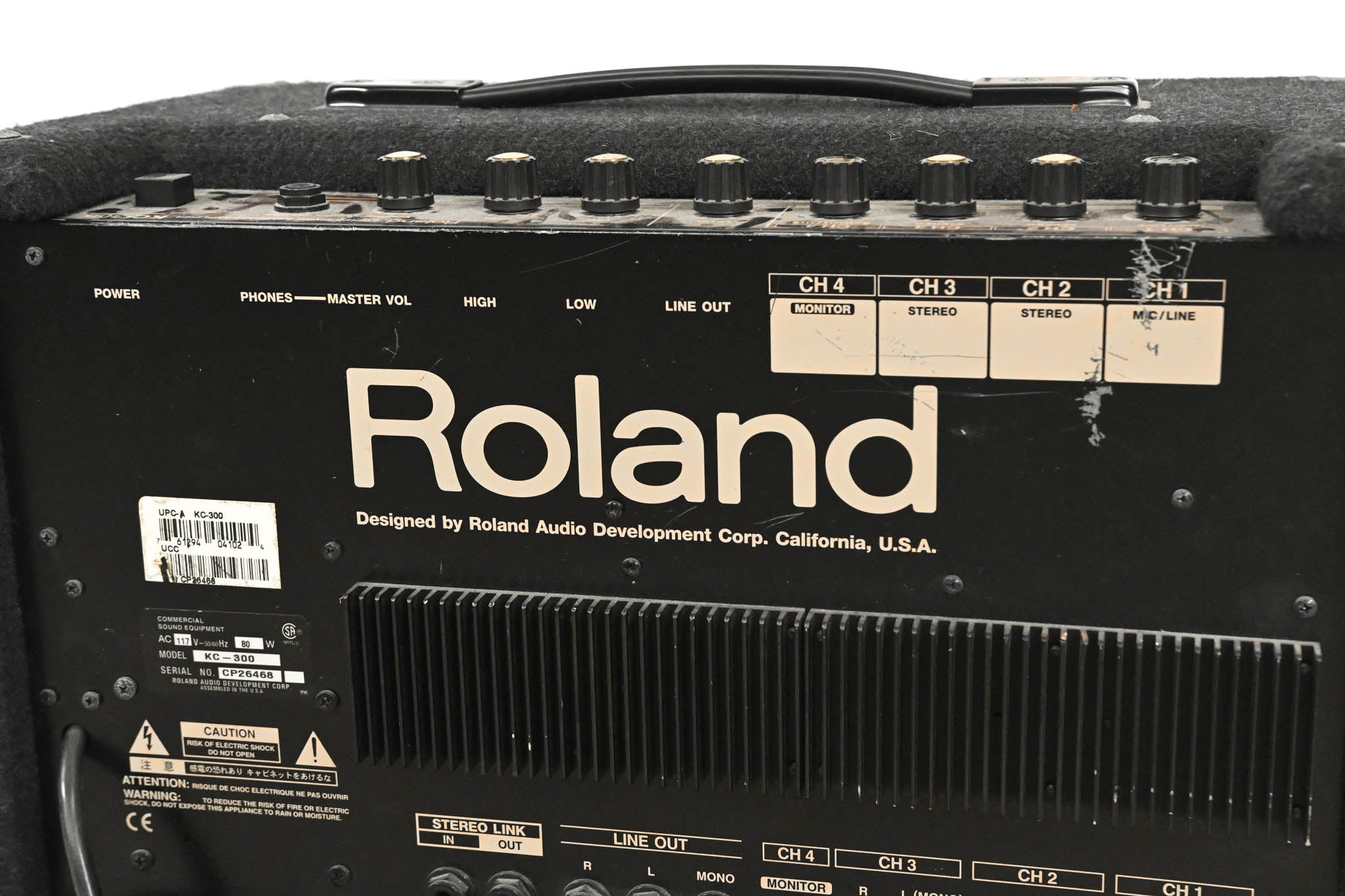 Roland KC-300 4-Channel 100-Watt 1x12" Keyboard Amplifier