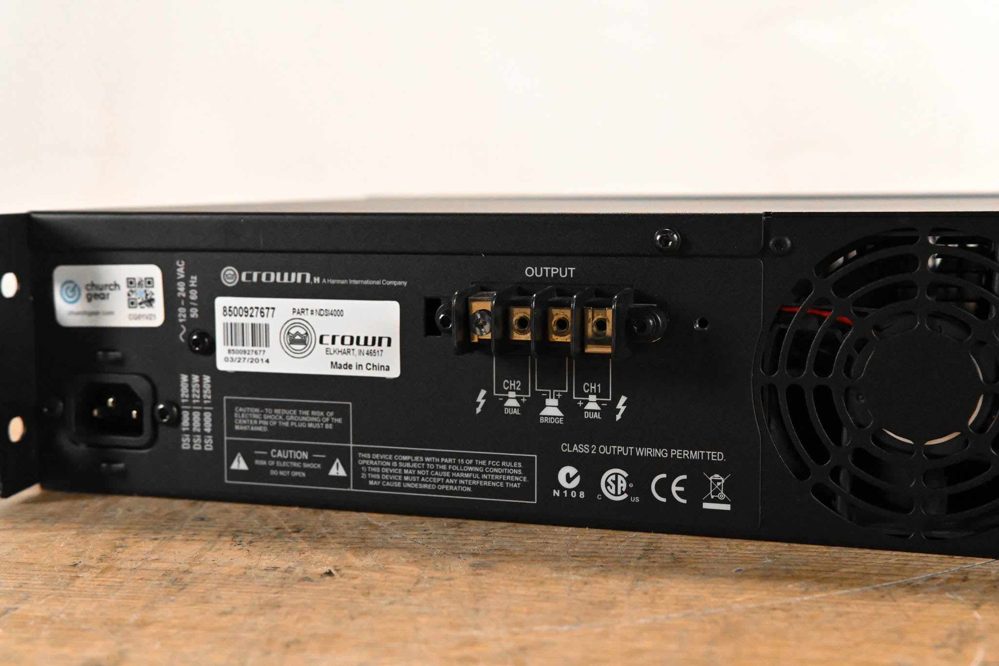 Crown DSi 4000 2-Channel Power Amplifier
