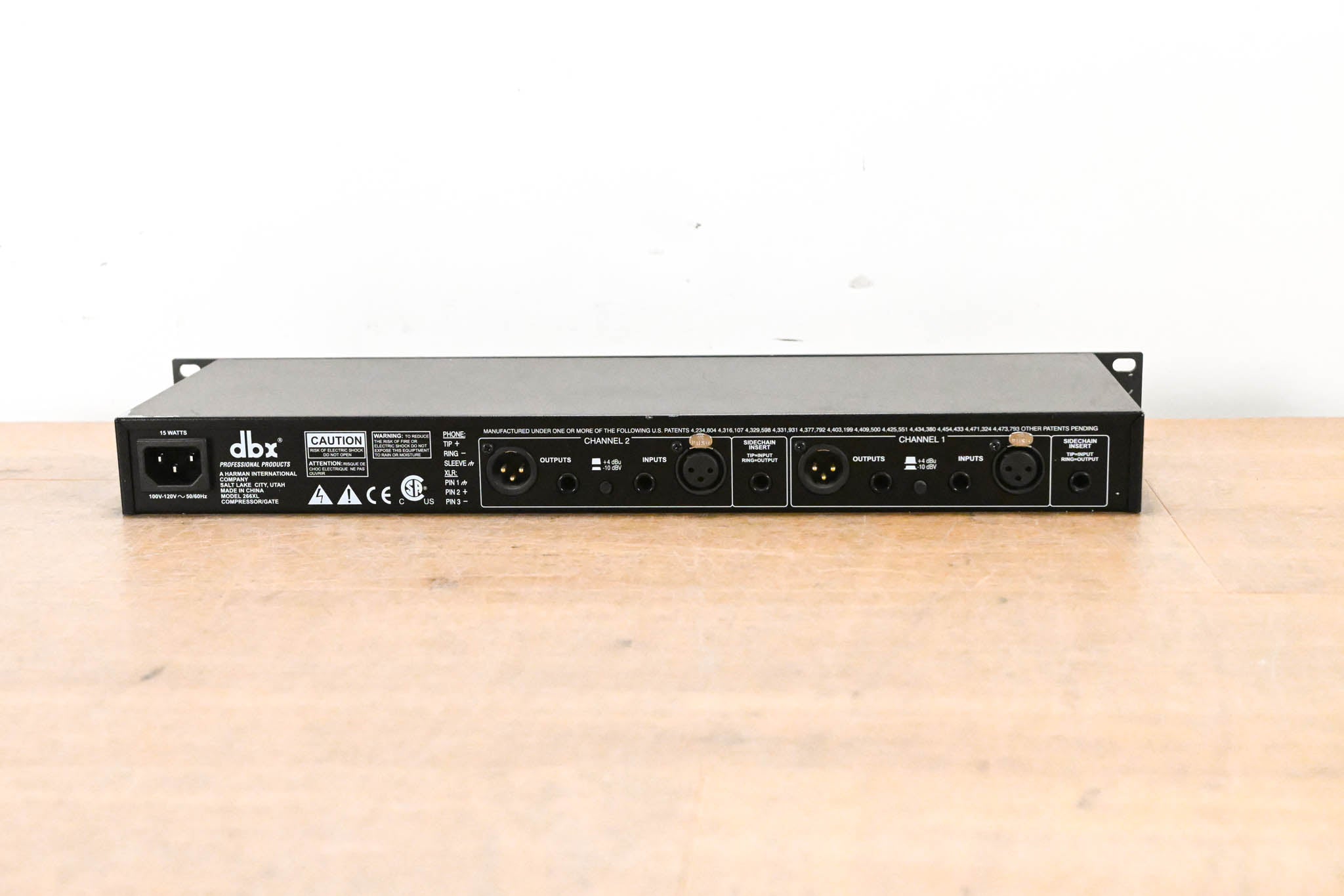dbx 266XL 2-Channel Compressor/Gate