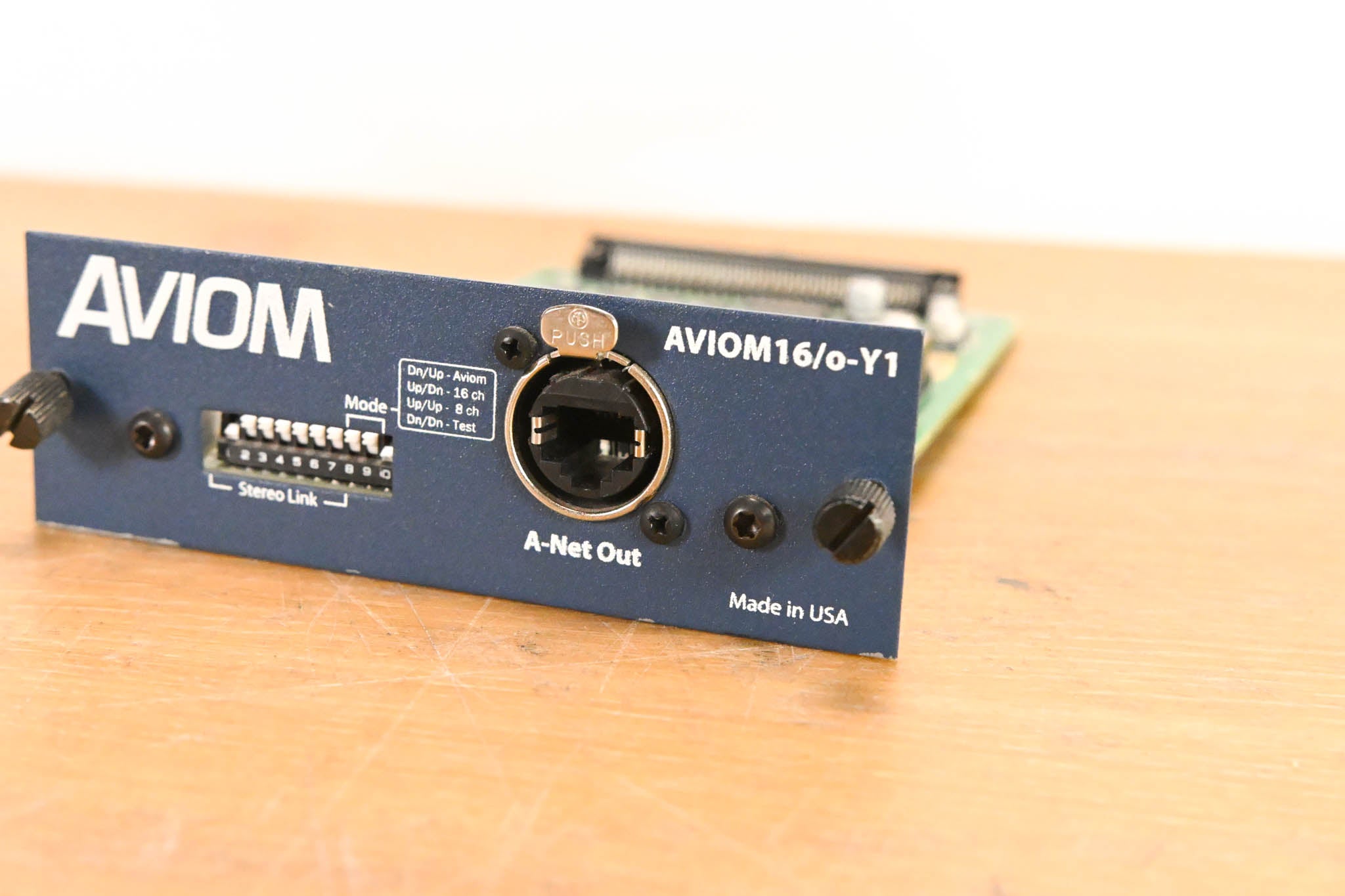Aviom 16/o-Y1 A-Net Card for Yamaha Digital Products