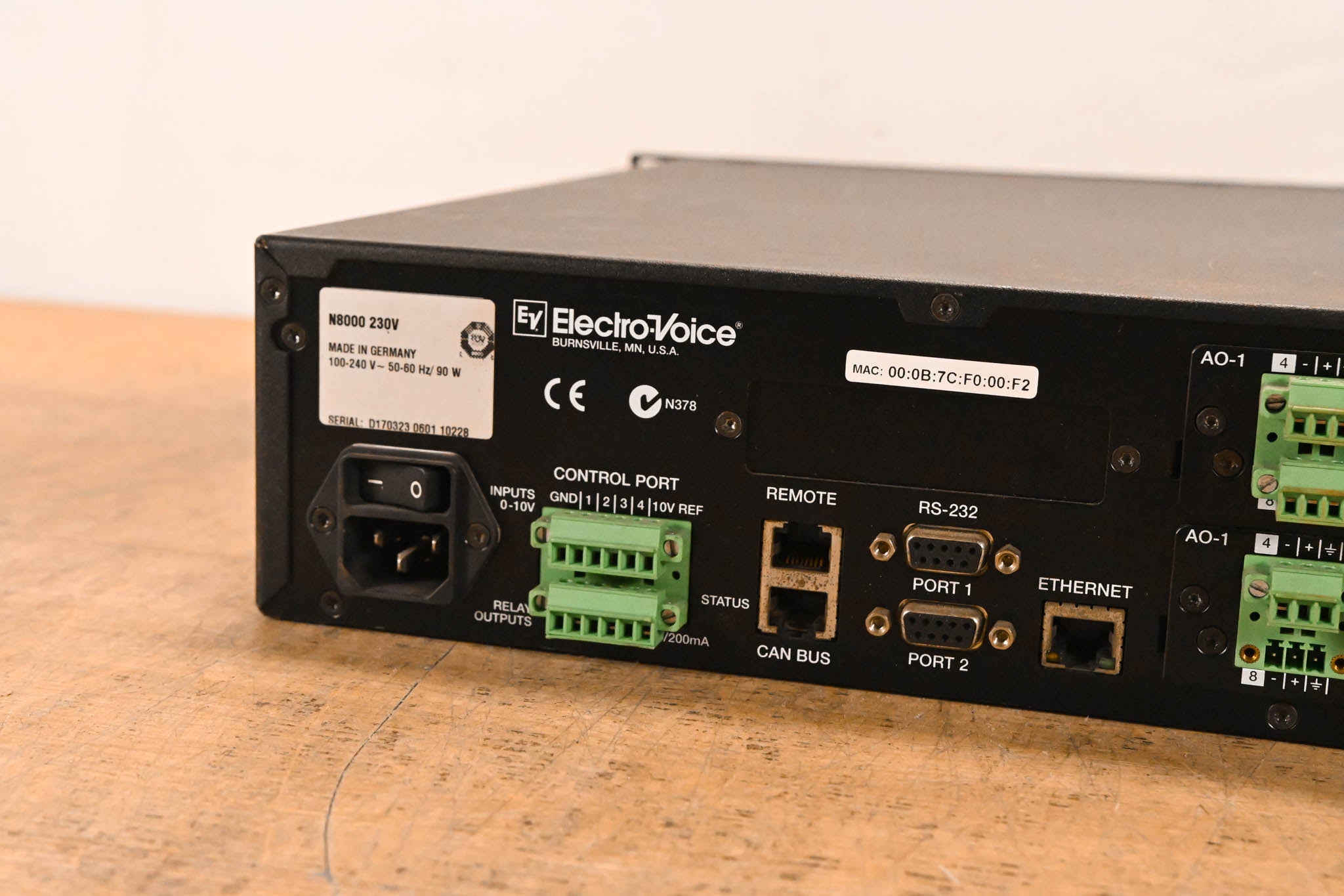 Electro-Voice (EV) N8000 NetMax Digital Matrix Controller