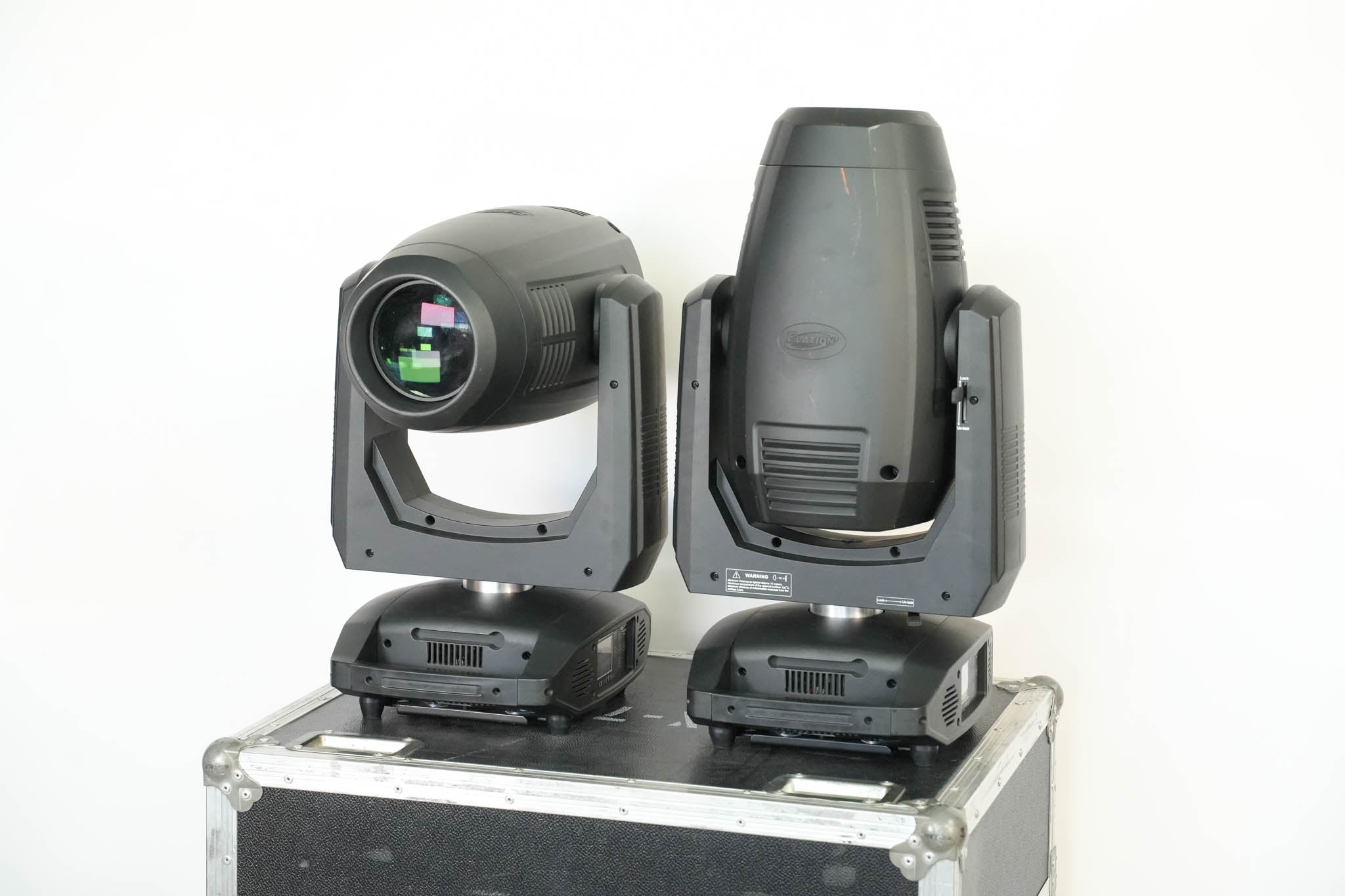 Elation Platinum HFX Hybrid 3-in-1 Moving Head Light Pair w/ Flight Case