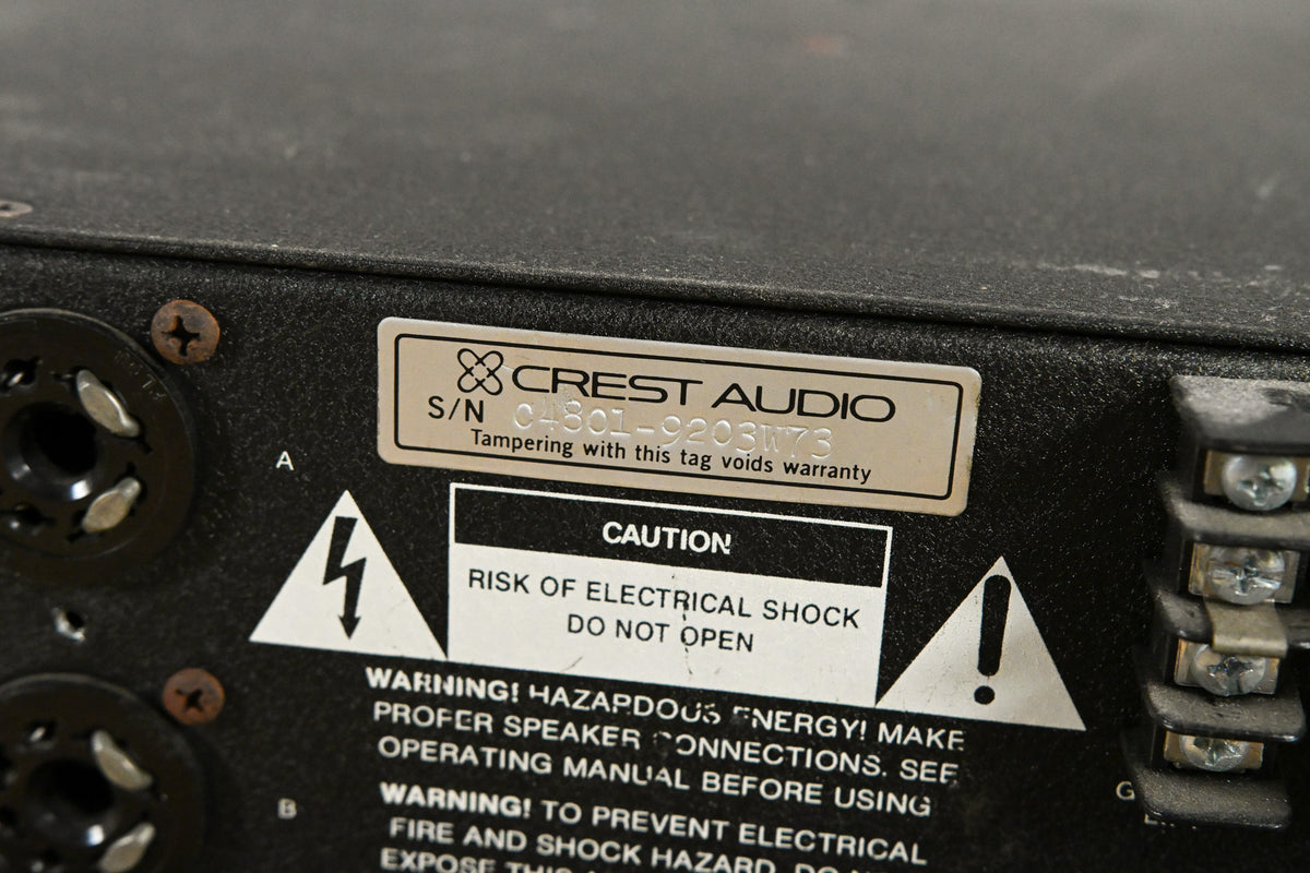 Crest Audio 4801 2-Channel Power Amplifier