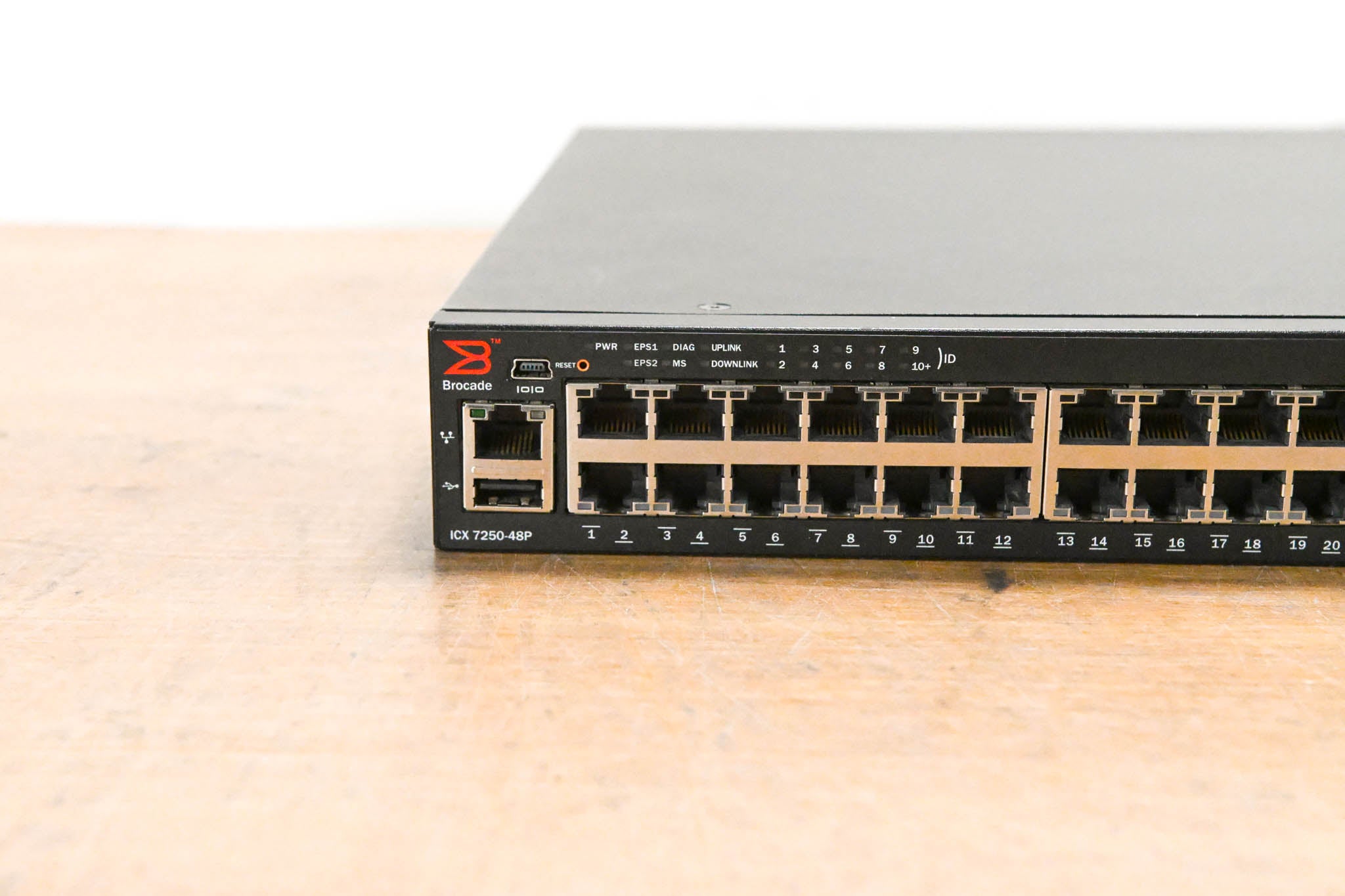 Brocade ICX 7250-48P-2X10G 10/100/1000 48-Port PoE+ Switch