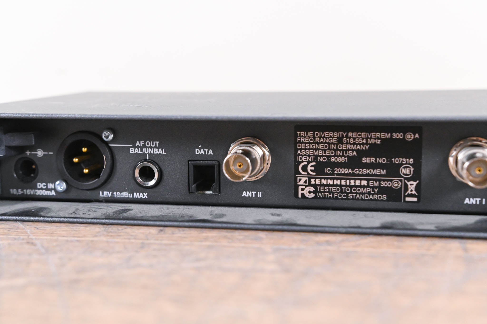 Sennheiser EM 300 G2 Wireless Receiver - 518-554 MHz (NO POWER SUPPLY)