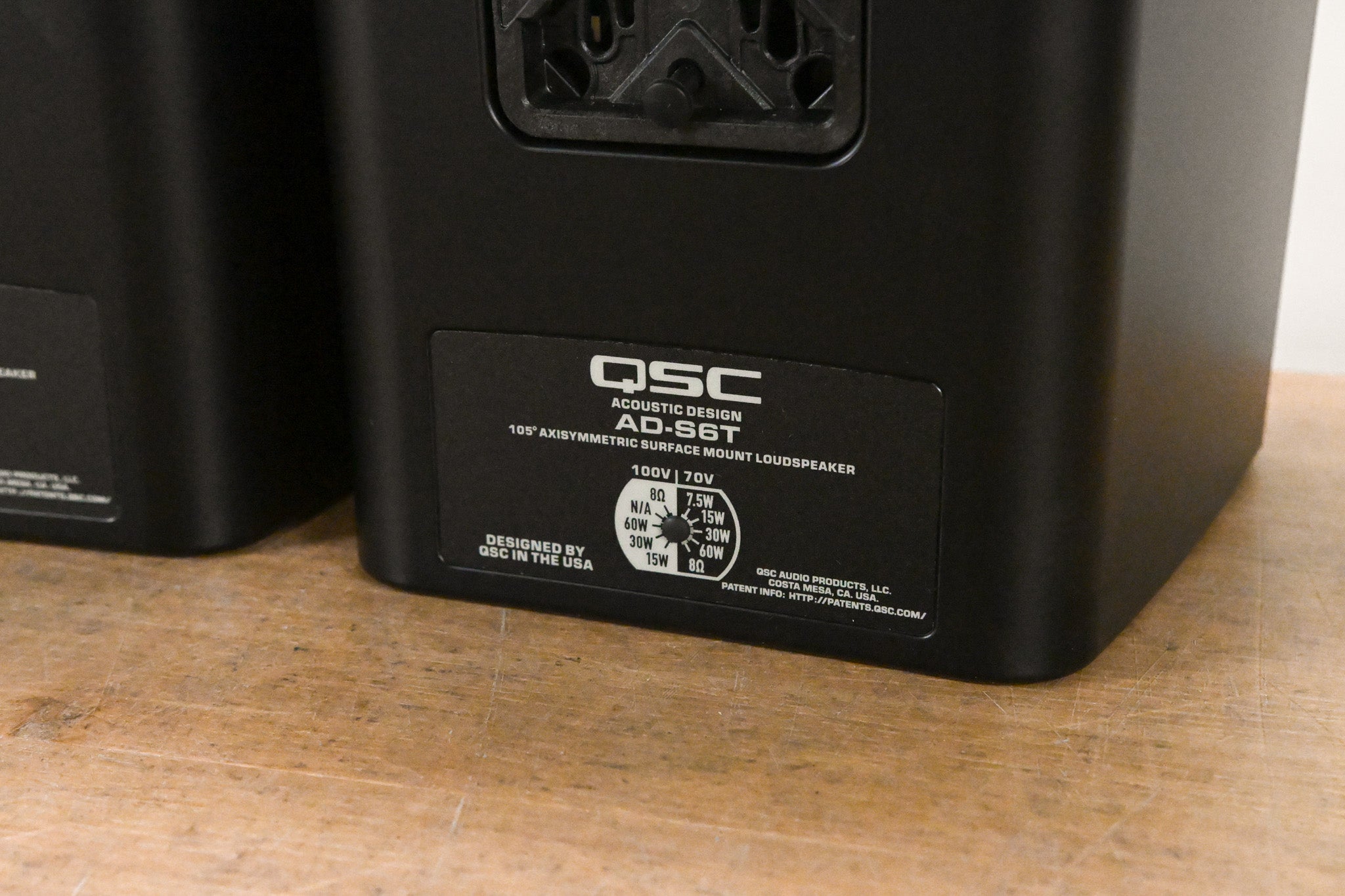 QSC AD-S6T AcousticDesign Series 6.5" 2-Way 150W Loudspeaker (PAIR)