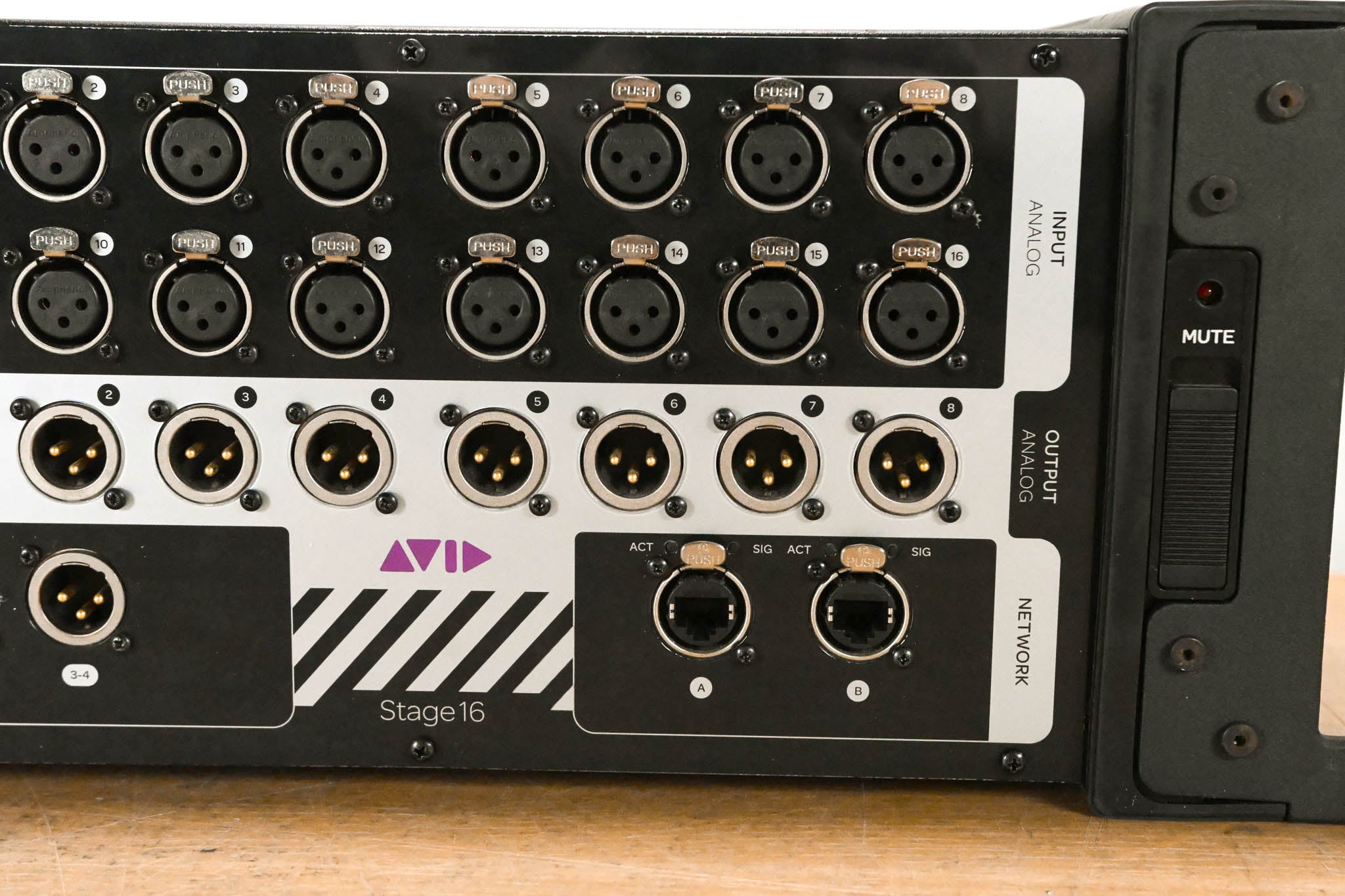 AVID Venue Stage 16 Remote I/O Stage Rack for S3L Digital Mixing System
