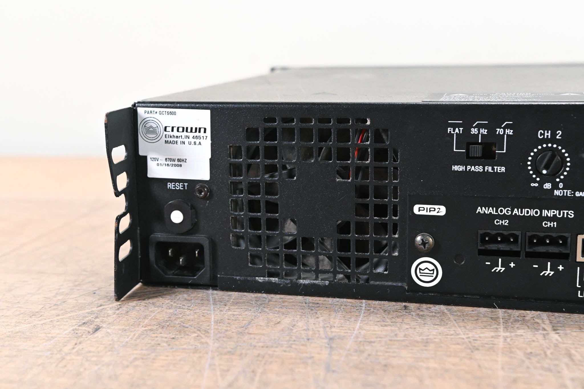 Crown CTs 600 2-Channel Power Amplifier