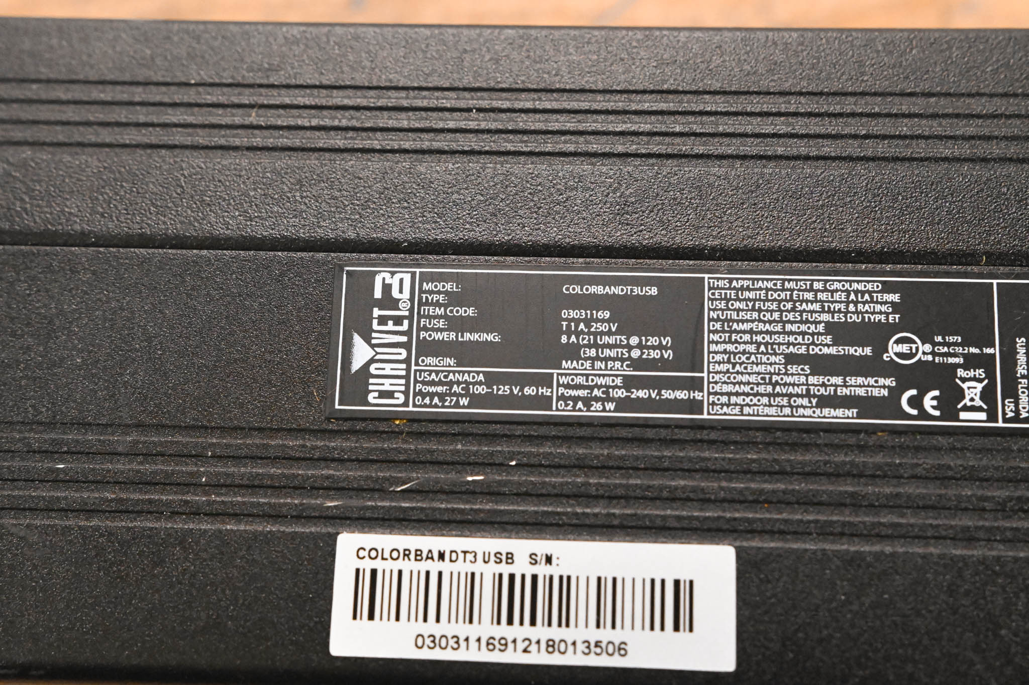 Chauvet COLORband T3USB Linear RGB Wash Light