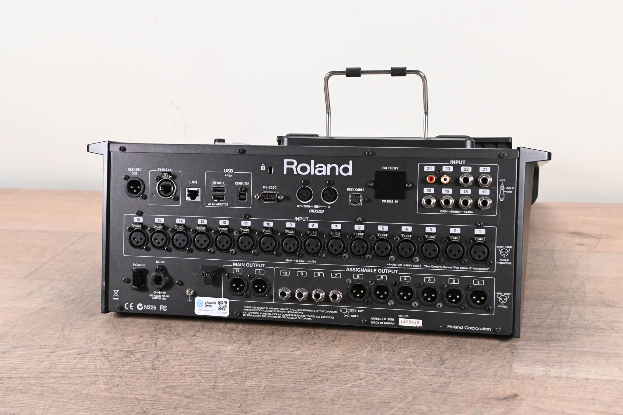 Roland M-200i 32-Channel Live Digital V-Mixer Console (NO POWER SUPPLY)