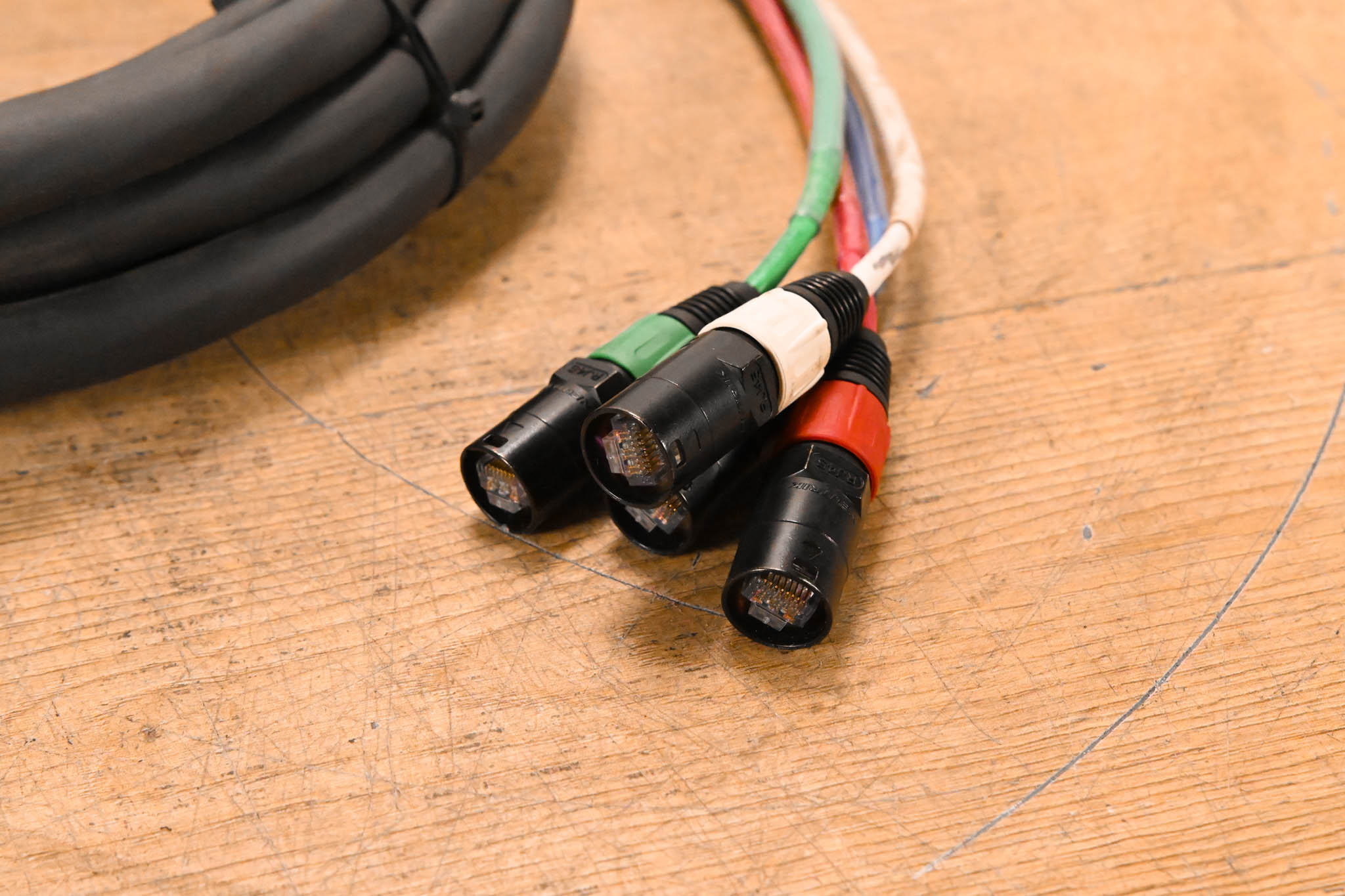 Whirlwind MD-0-4-C5E-025 4-Channel CAT5E Snake - 25ft