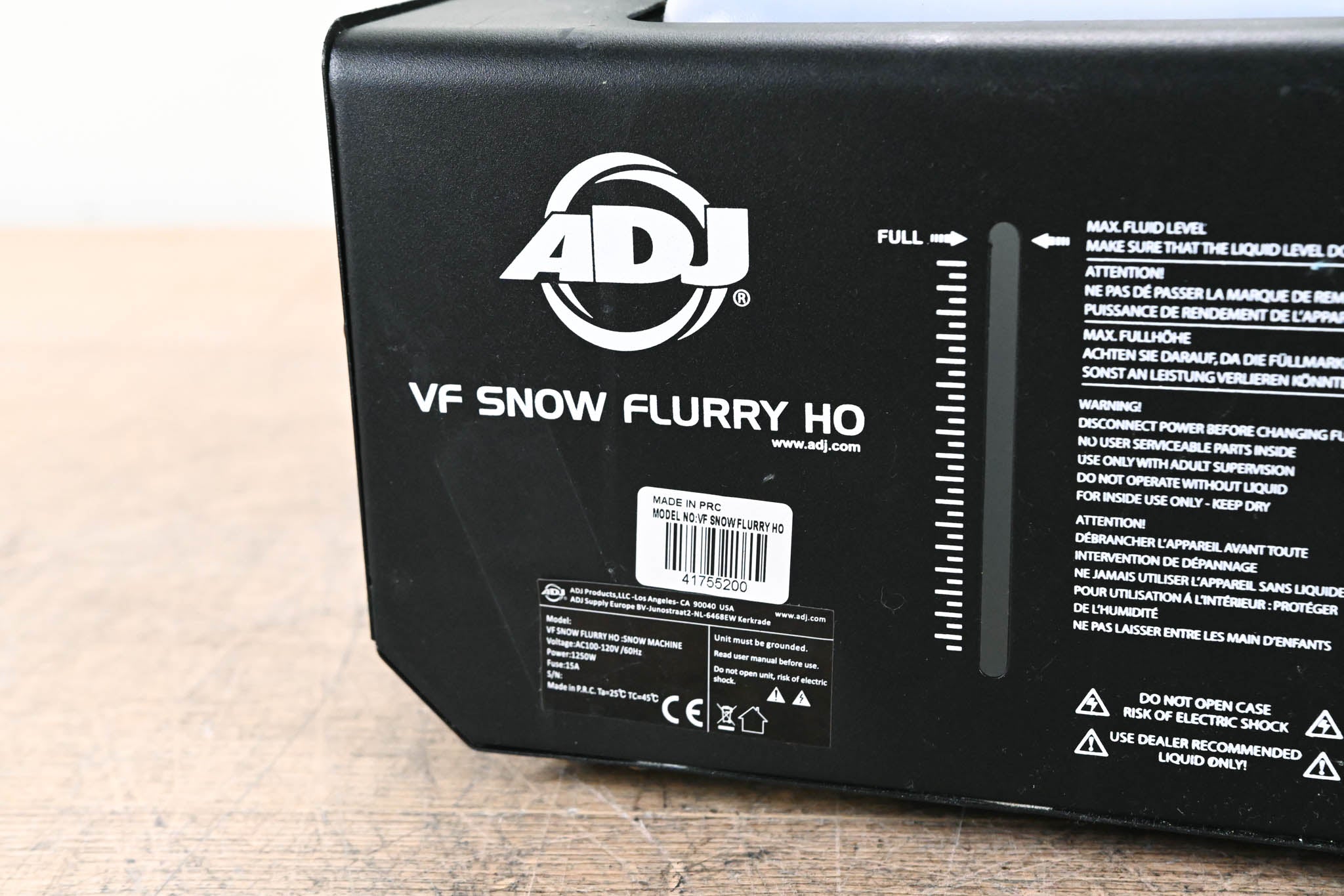 ADJ VF Snow Flurry HO 1250W Snow Machine