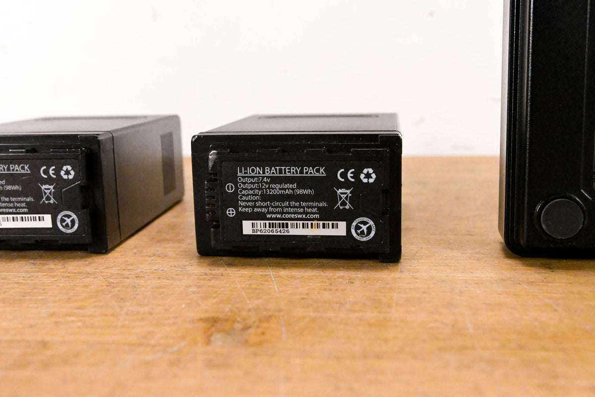 Panasonic AG-BRD50 Dual Battery Charger with Batteries (NO POWER SUPPLY)