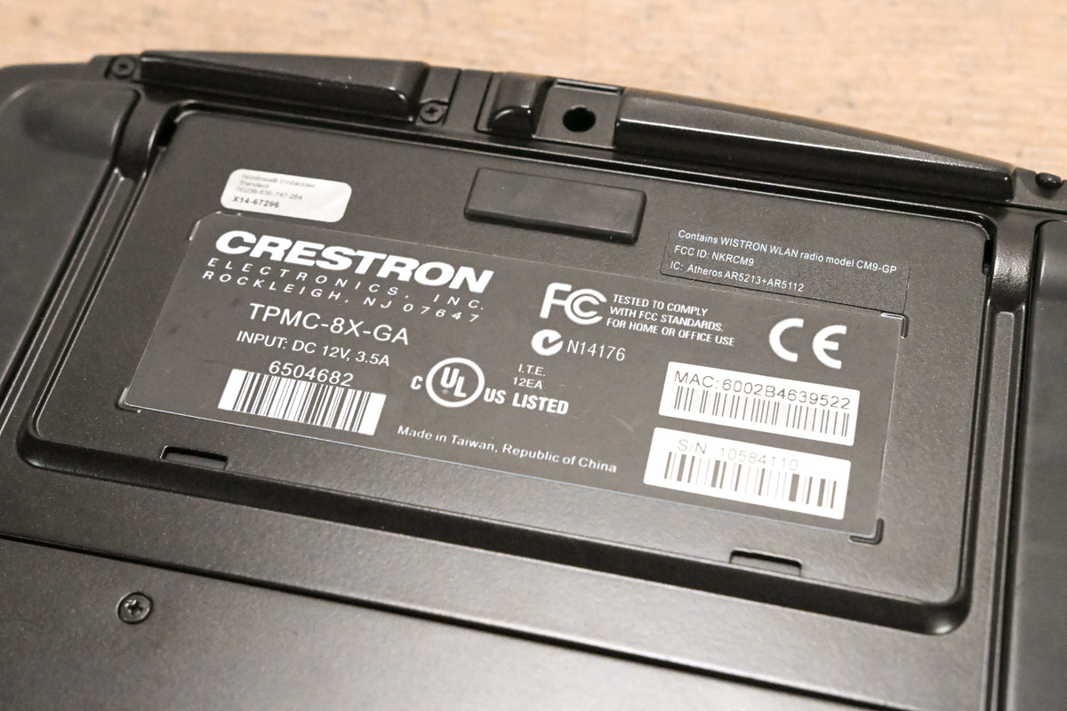 Crestron TPMC-8X-GA 8.4" WiFi Touch Screen (NO POWER SUPPLY)