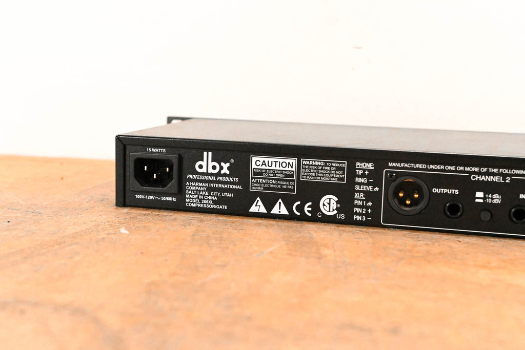 dbx 266XL 2-Channel Compressor/Gate CG01RQZ