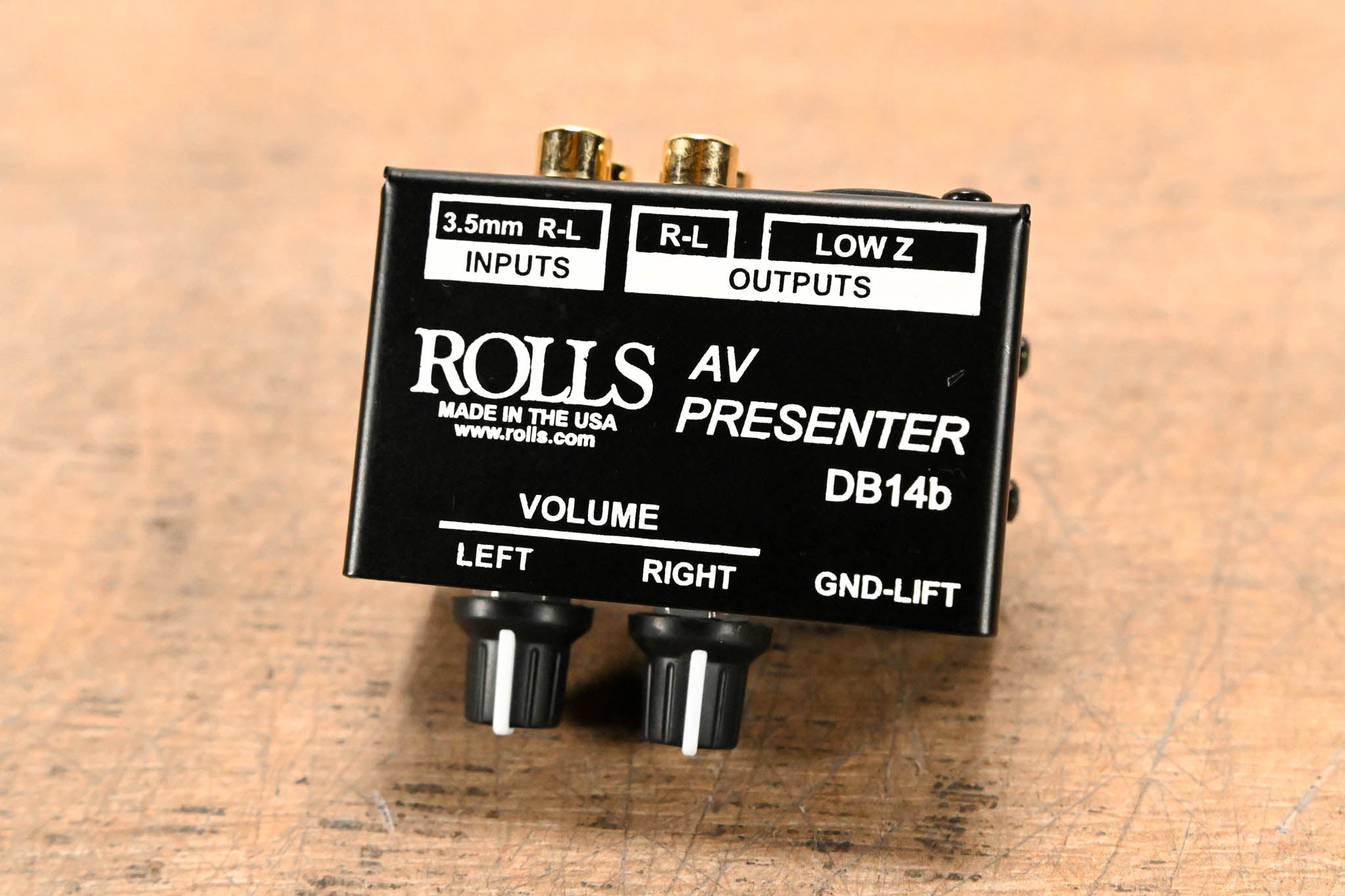 Rolls DB14b A/V Presenter Stereo Direct Box