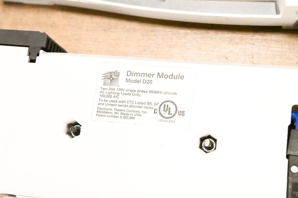 ETC D20 Dual 20A Dimmer Module (Pack of 4)