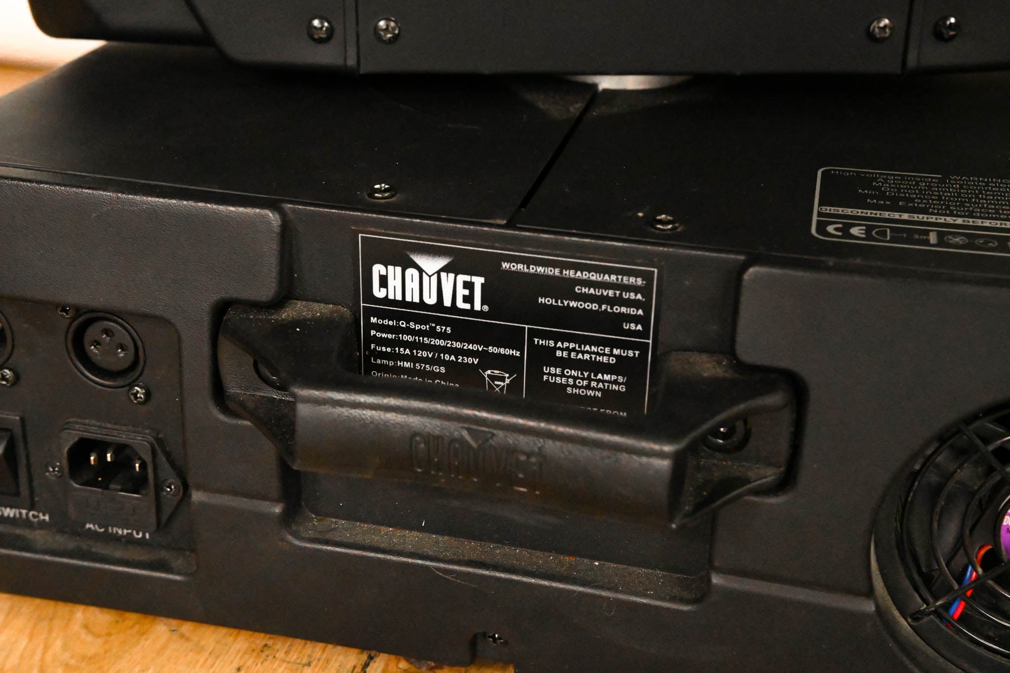 Chauvet Q-Spot 575 DMX Moving Yoke Lighting Fixture