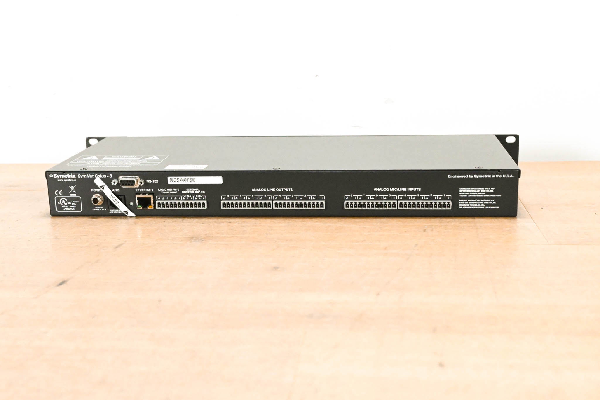 Symetrix Solus 8 SymNet DSP Hardware (NO POWER SUPPLY)