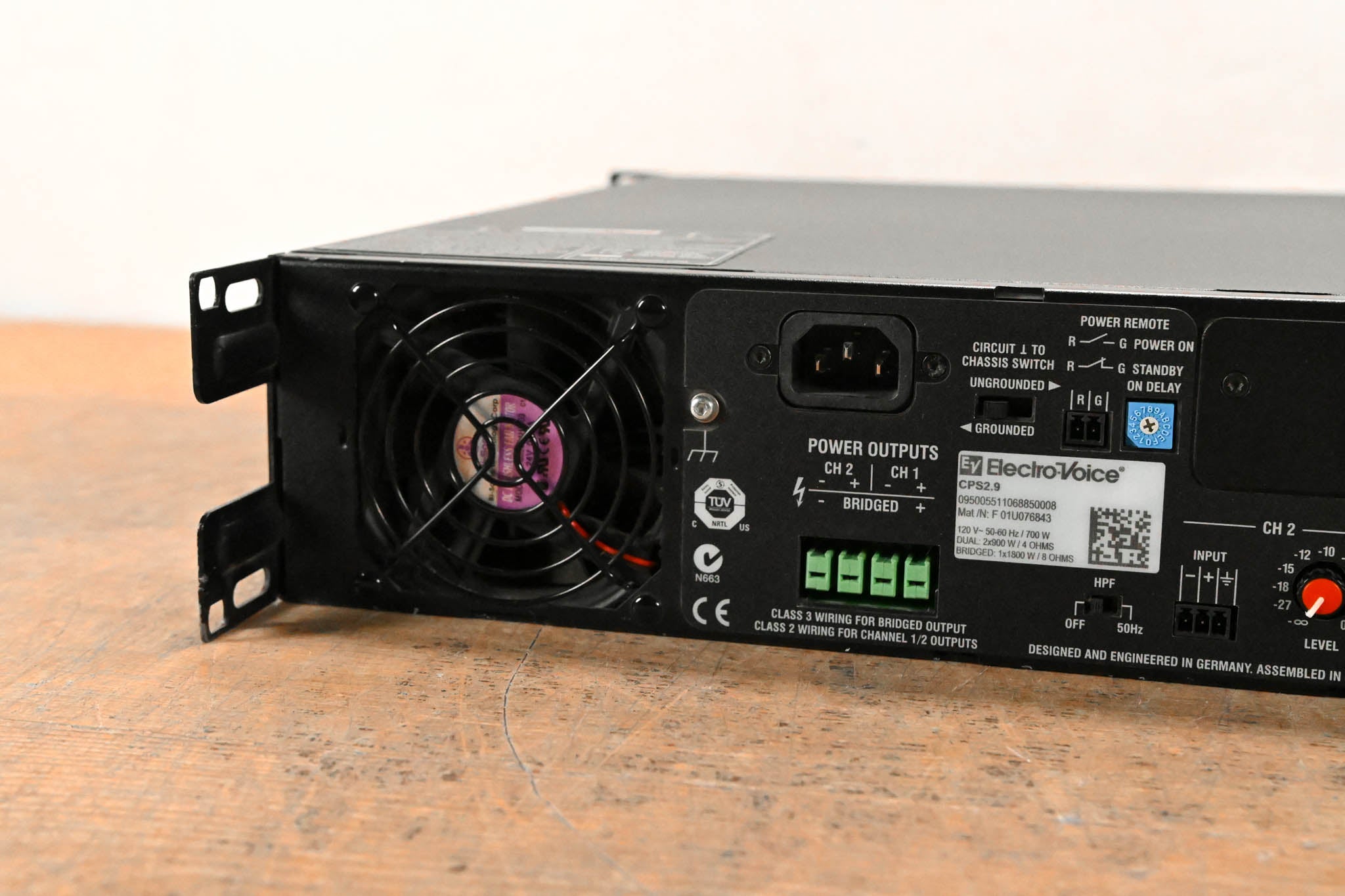 Electro-Voice (EV) CPS2.9 2-Channel Power Amplifier