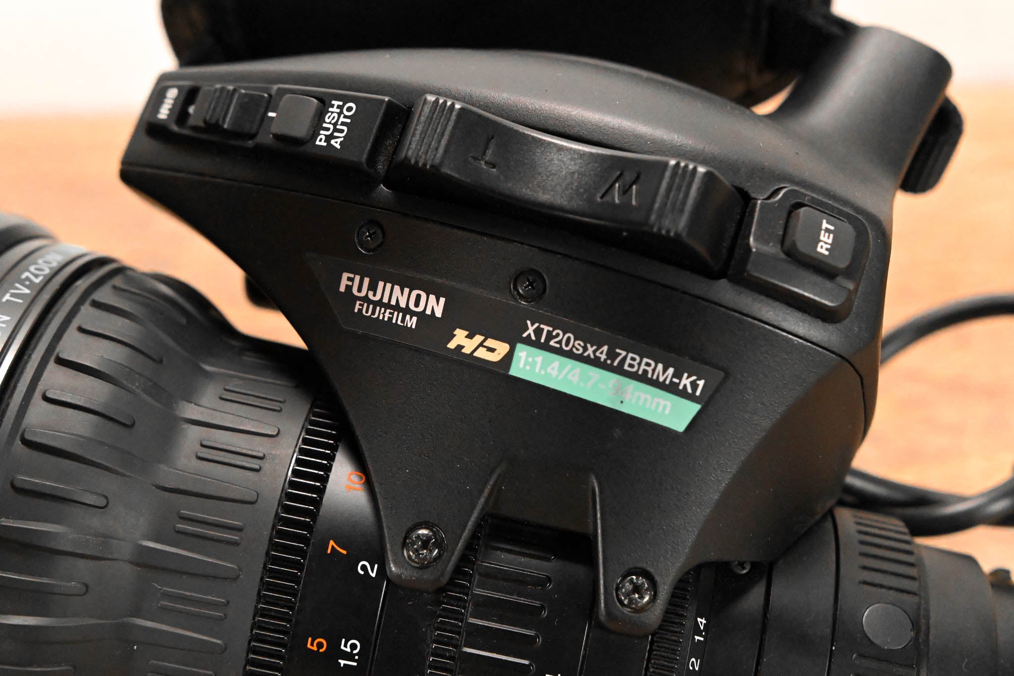 Fujinon XT20sx4.7BRM-K1 HDTV Zoom Lens - 1:1.4/4.7-94mm