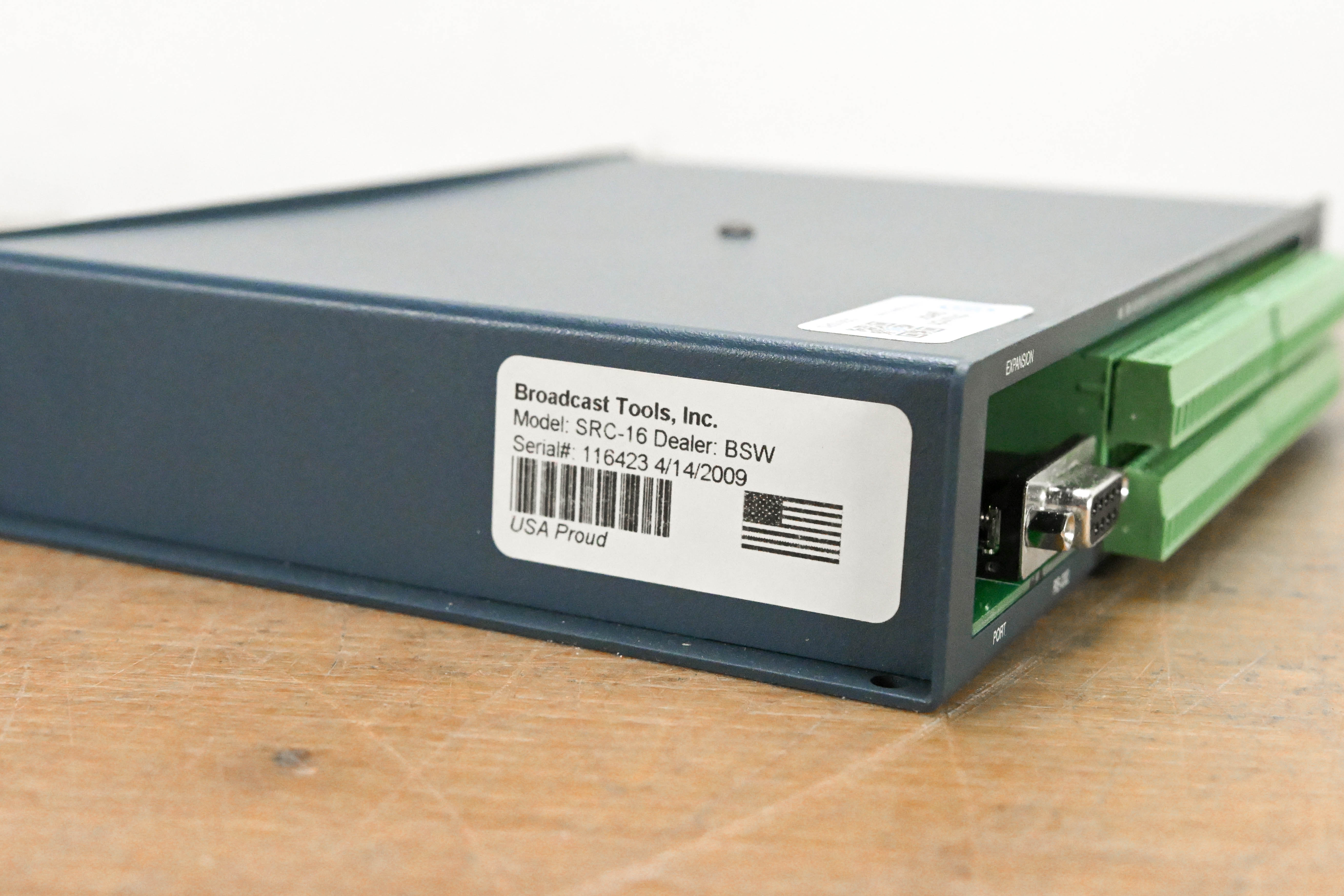 Broadcast Tools SRC-16 Serial Remote Control (NO POWER SUPPLY)