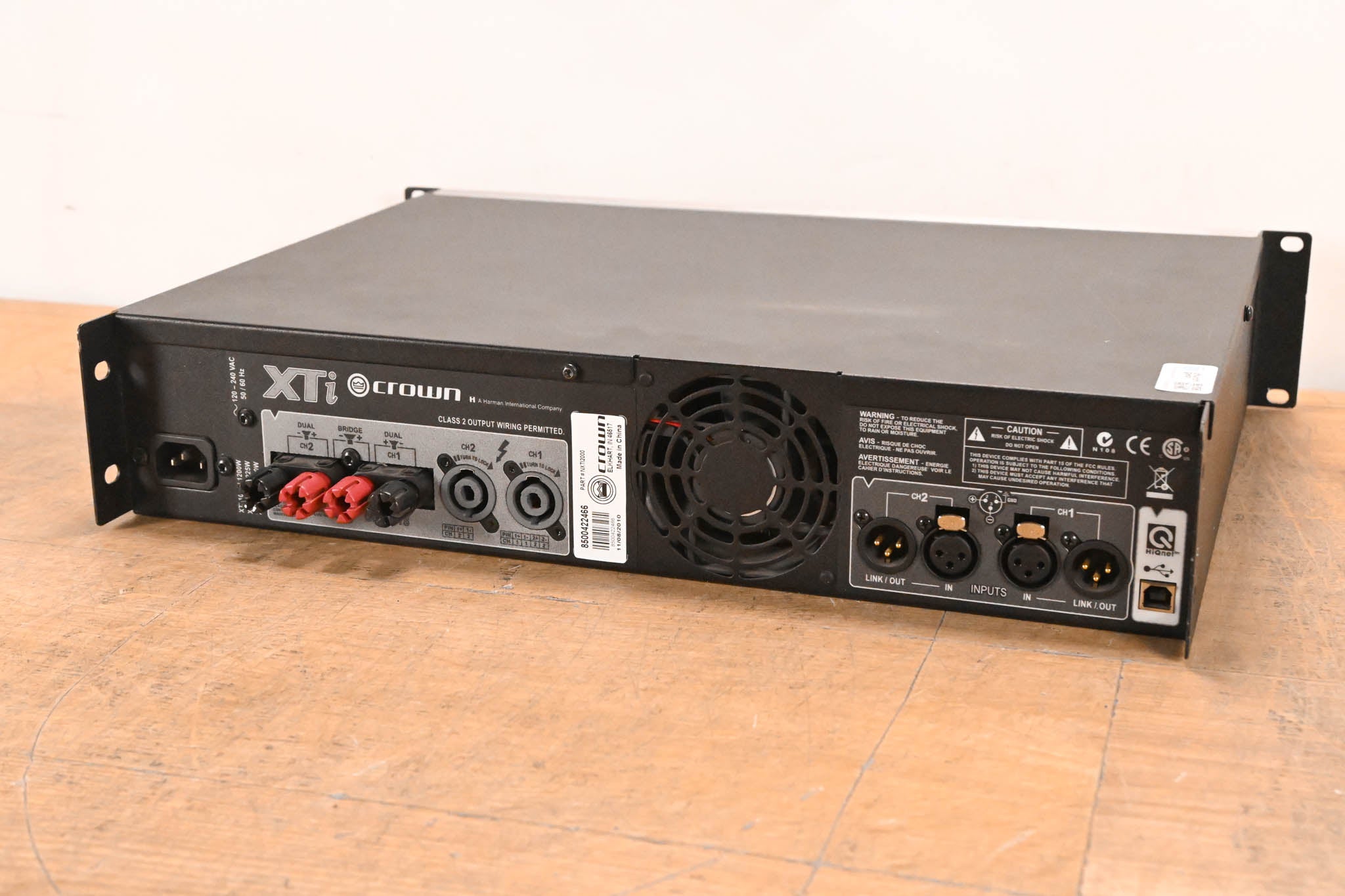 Crown XTi 2000 2-Channel Power Amplifier with DSP