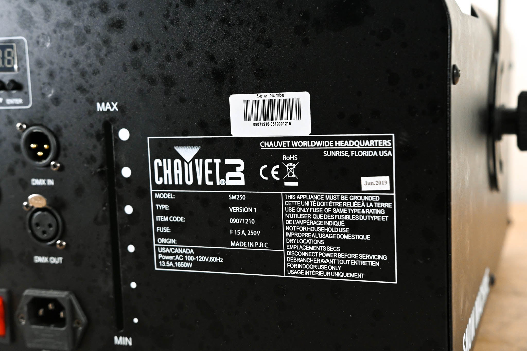 Chauvet SM250 Snow Machine