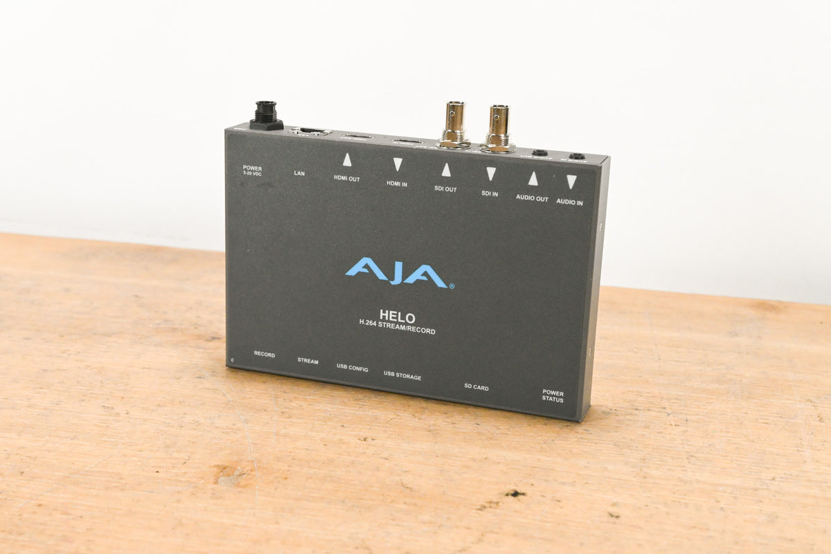 AJA HELO H.264 Streamer and Recorder (NO POWER SUPPLY)