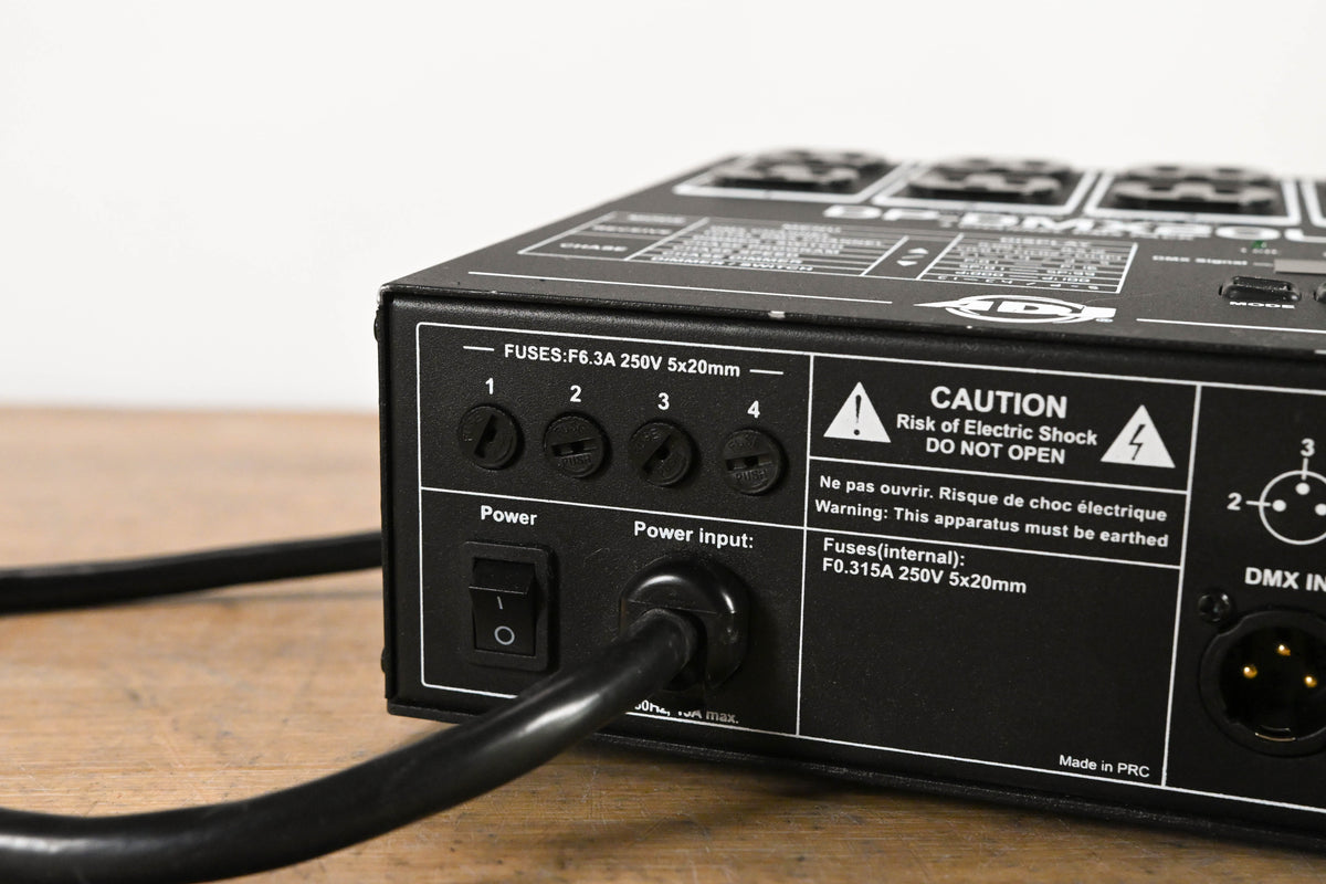 American DJ DP-DMX20L Four-Channel DMX Dimmer Pack
