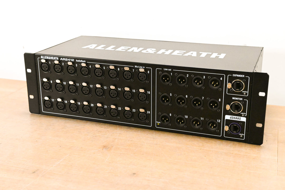 Allen & Heath AR2412 24x12 AudioRack for Qu, Avantis, and SQ Mixers