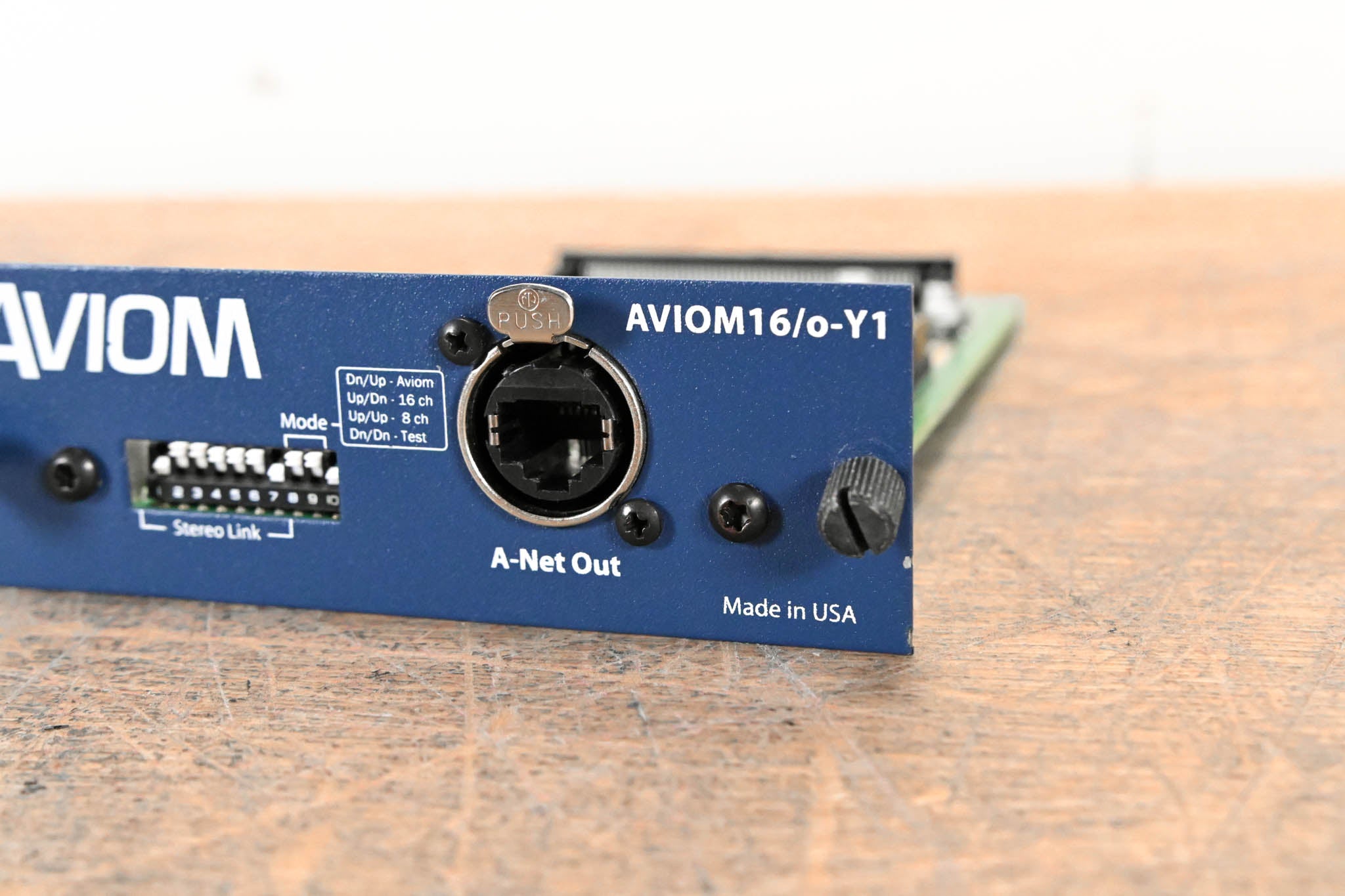 Aviom 16/o-Y1 A-Net Card for Yamaha Digital Products