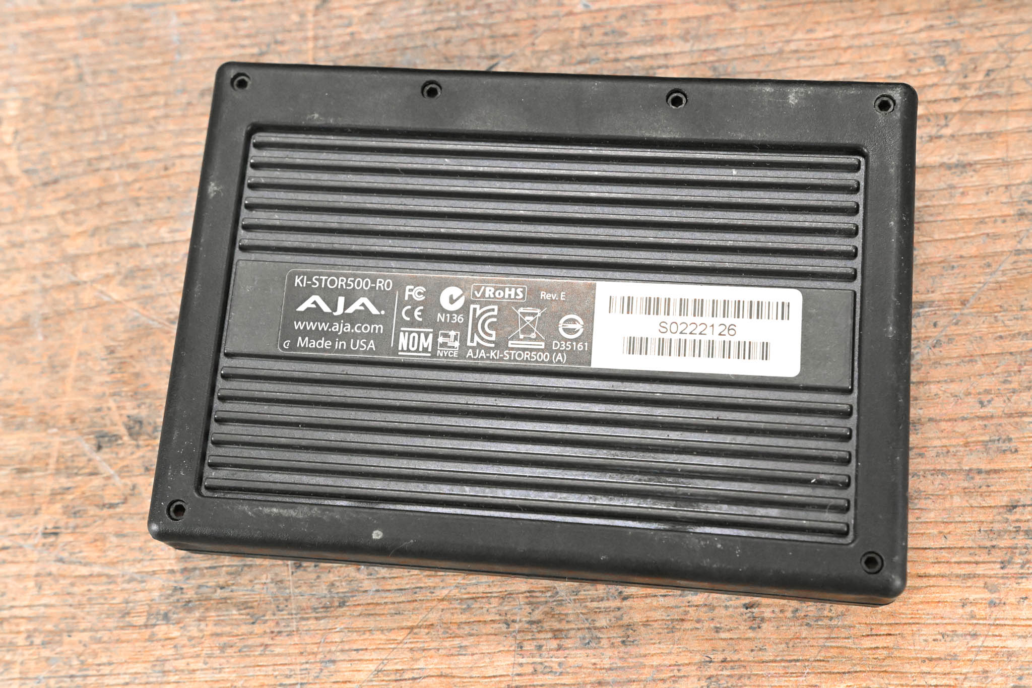 AJA Ki Pro Rack File-Based Recorder and Player with two 500GB Hard Disks