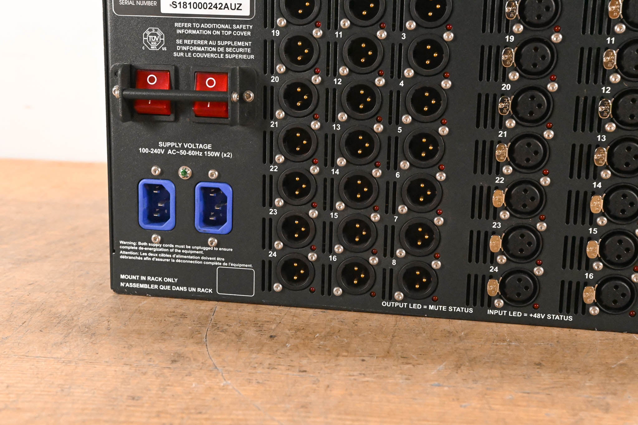 Midas DL231 24x24 Active Microphone Splitter