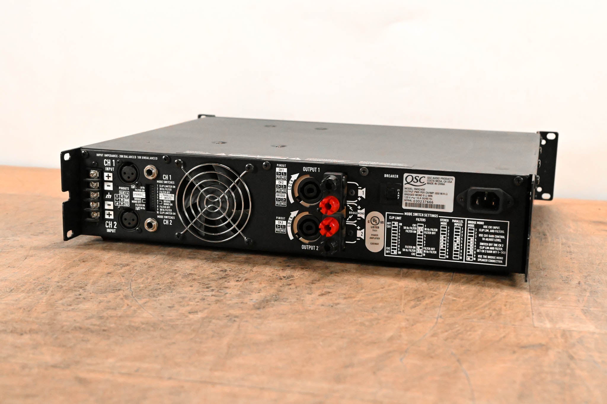QSC RMX2450 2-Channel Power Amplifier