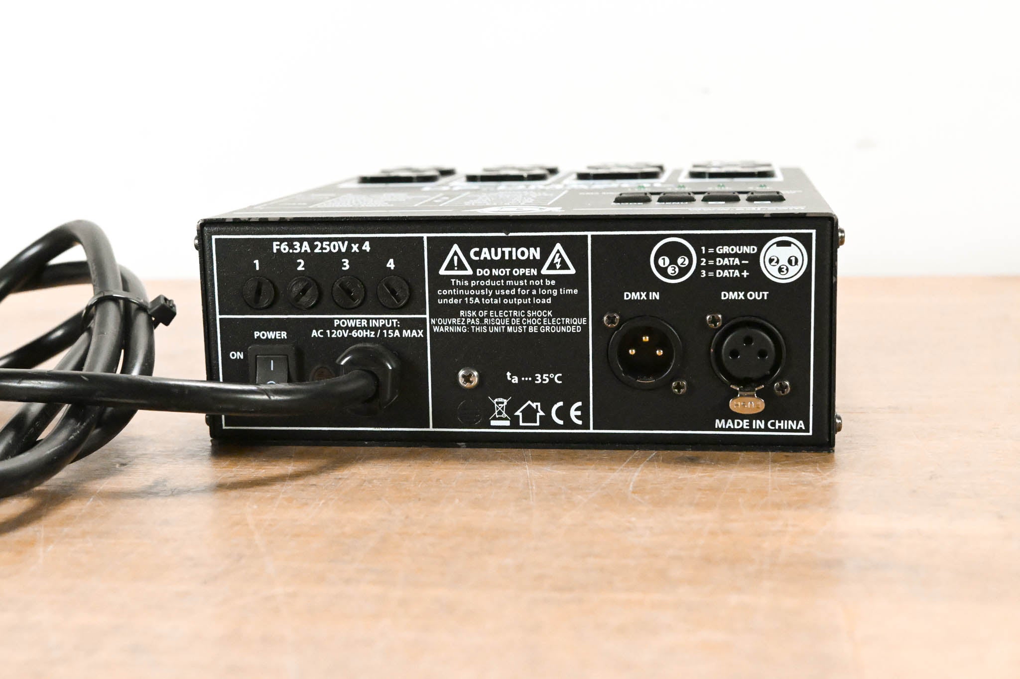 American DJ DP-DMX20L Four-Channel DMX Dimmer Pack