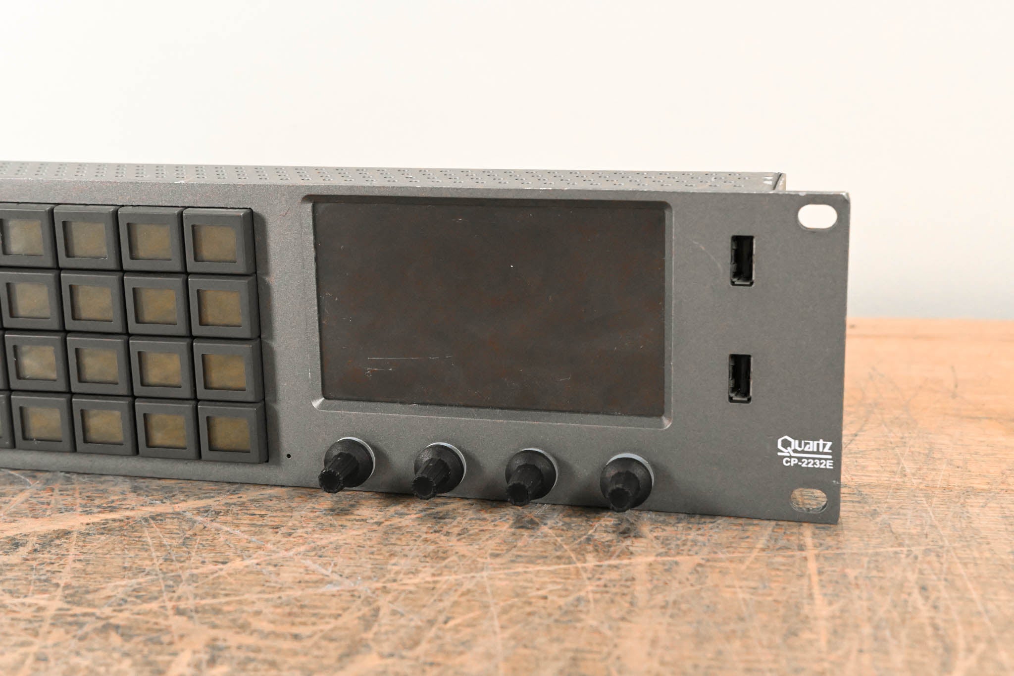 Evertz CP-2232E 2RU Advanced System Control Panel with 32 LCD Buttons