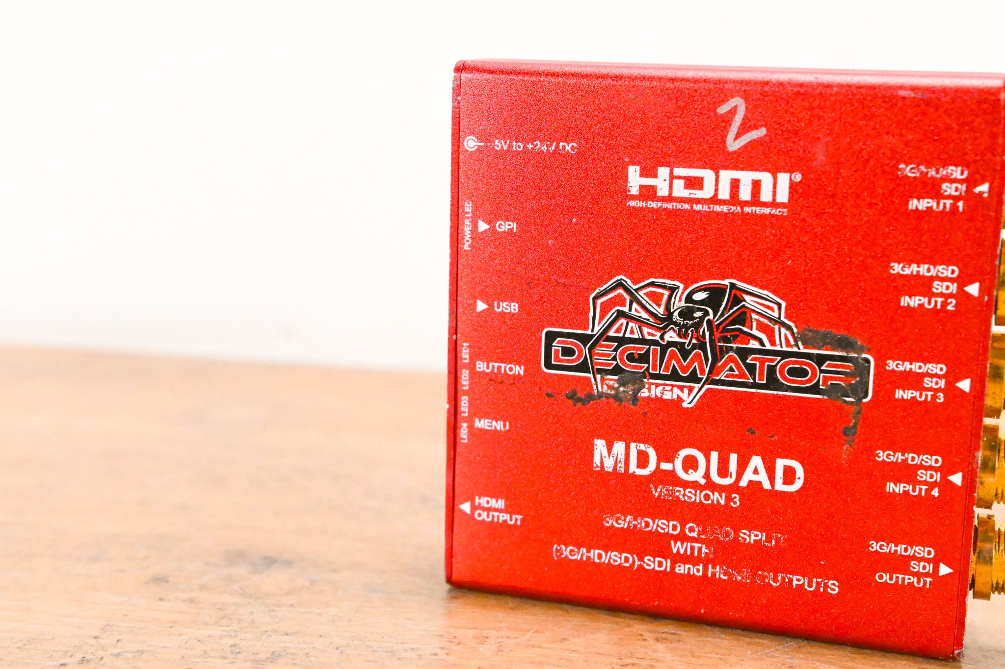 Decimator Design MD-Quad Version 3 3G/HD/SD-SDI Quad Split (NO PSU)