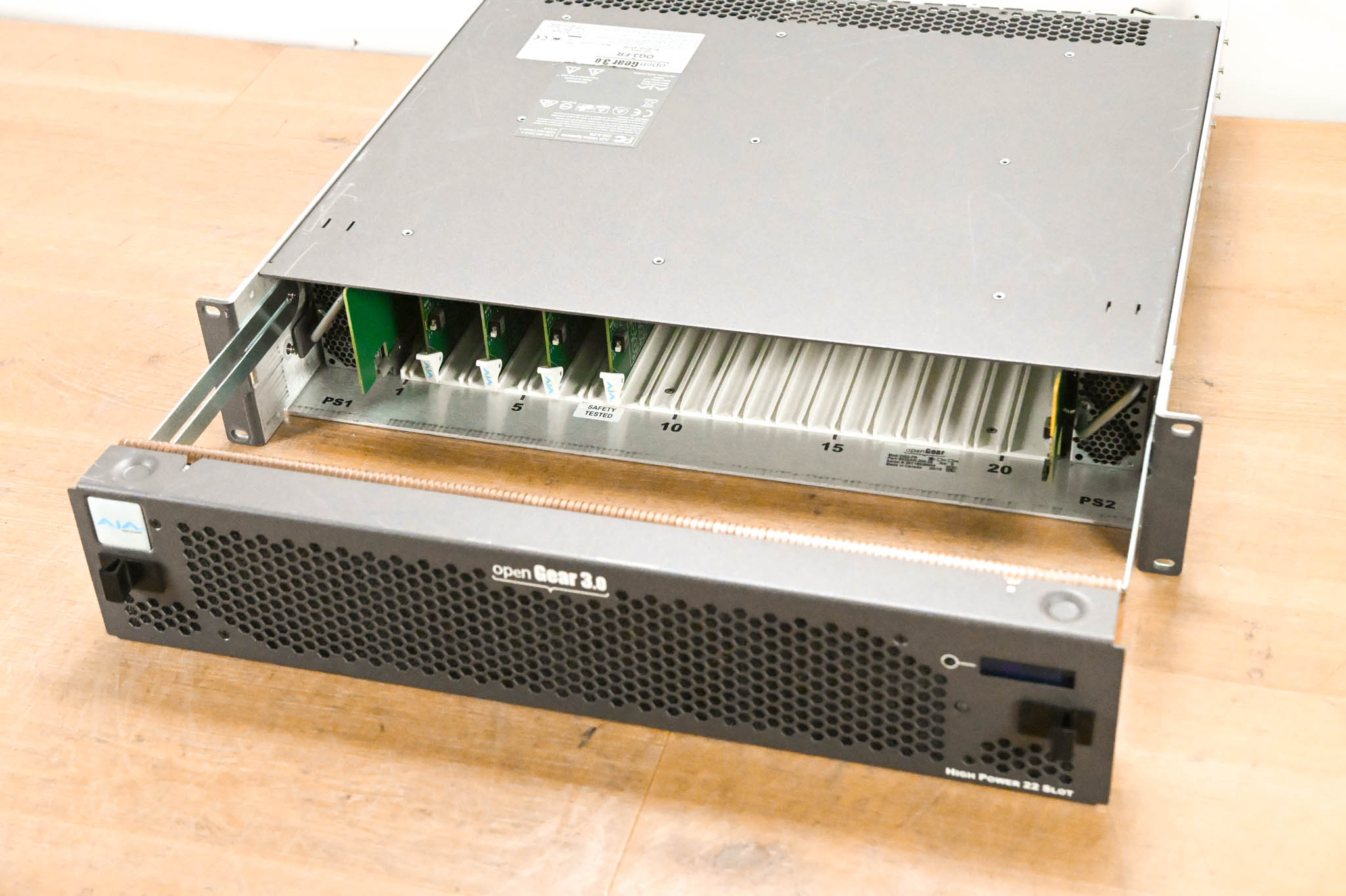 AJA OG3-FR 20-Slot openGear 3.0 Frame with Cards