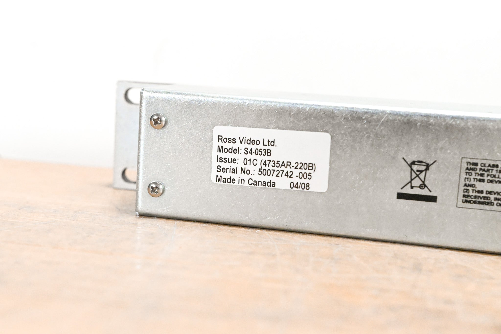Ross S4-053B 47-Button Auxiliary Control Panel
