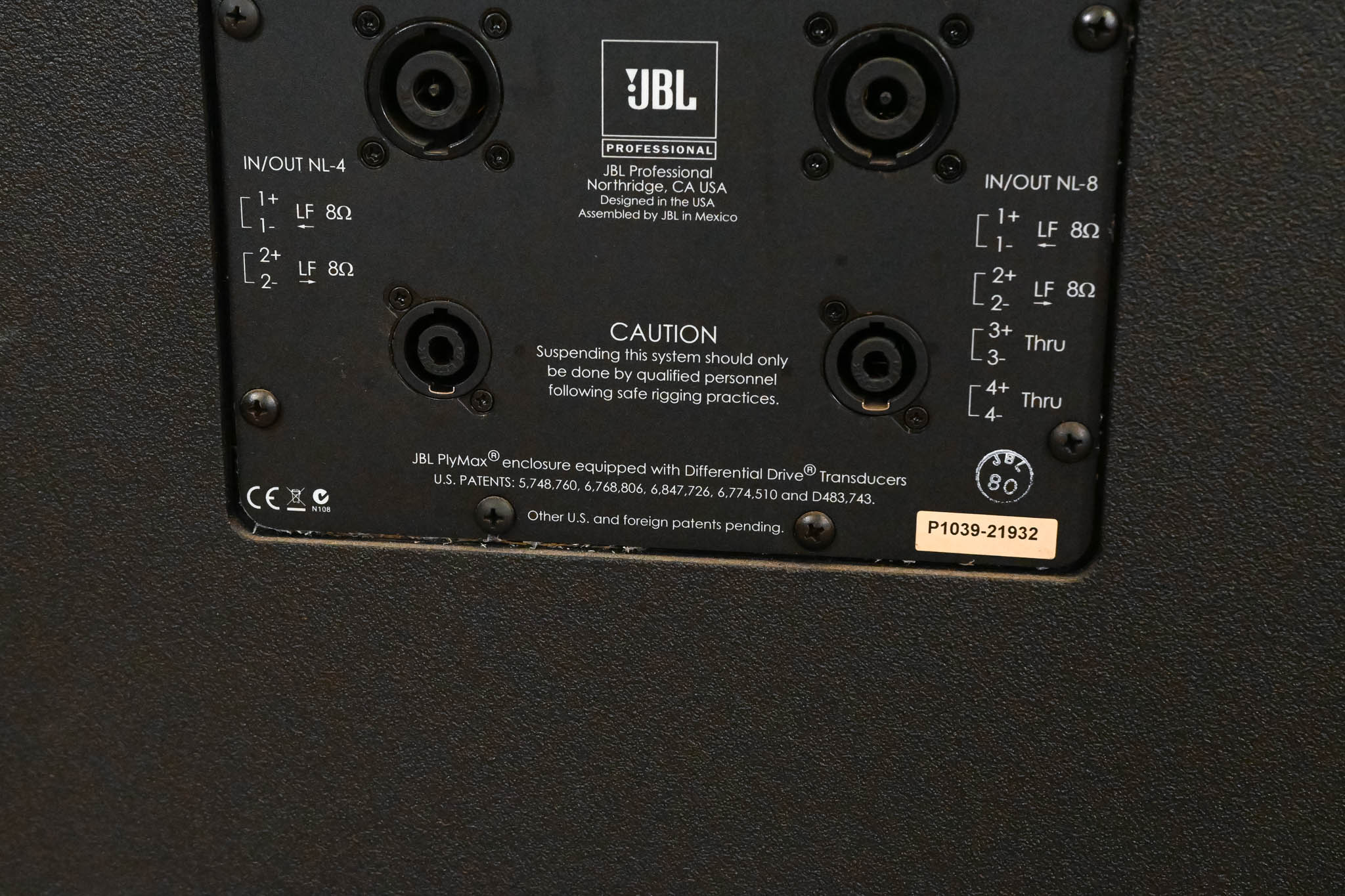 JBL VT4883 Subcompact Dual 12" Cardioid-Arrayable Subwoofer