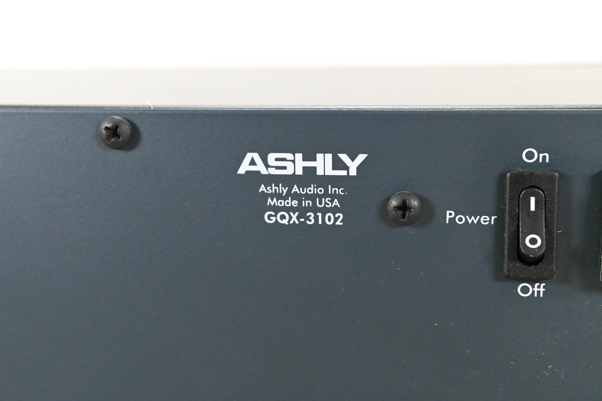 Ashly GQX-3102 2-Channel 31-Band Graphic Equalizer