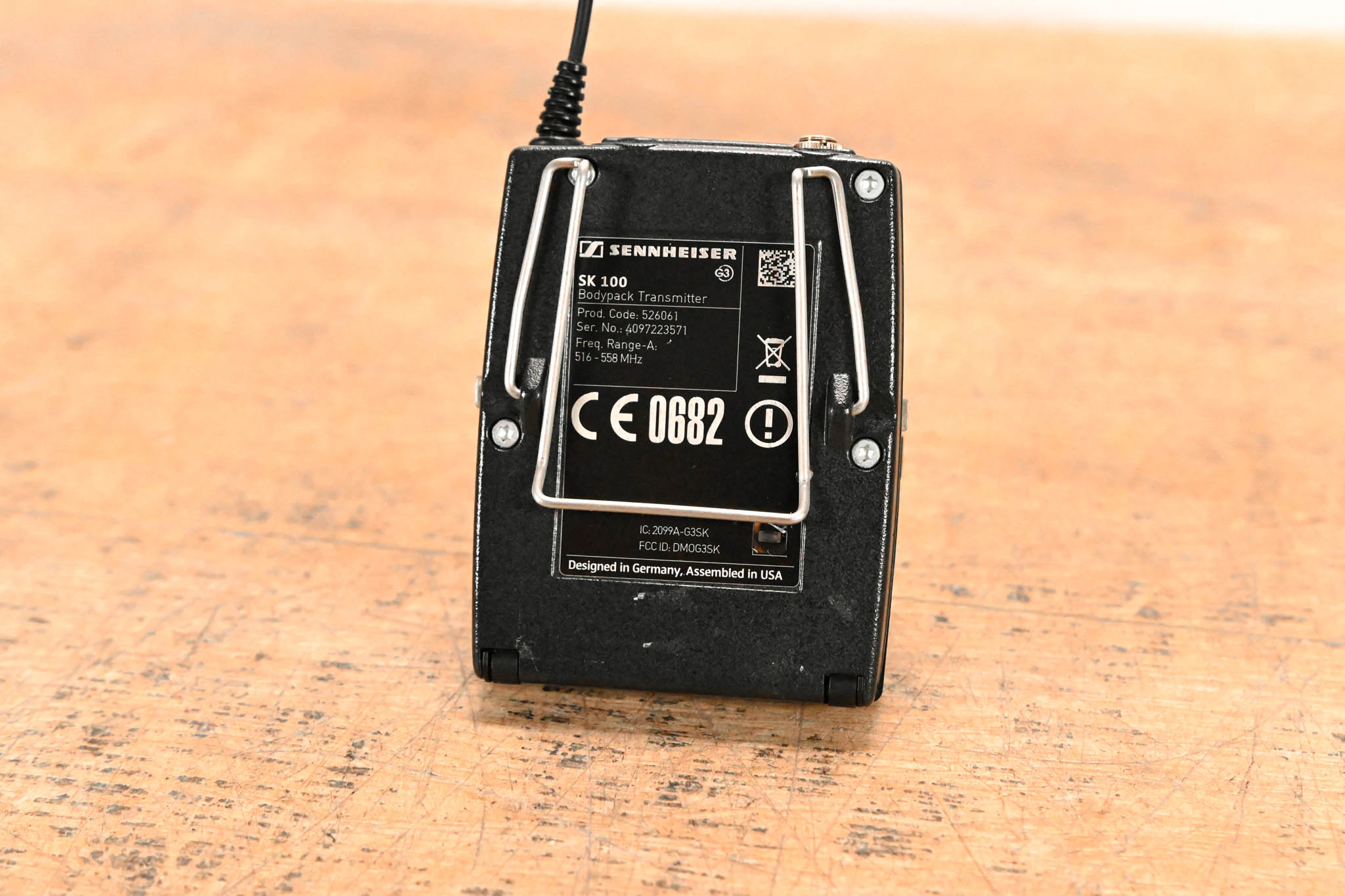 Sennheiser SK 100 G3 Wireless Bodypack Transmitter A Range: 516-558 MHz