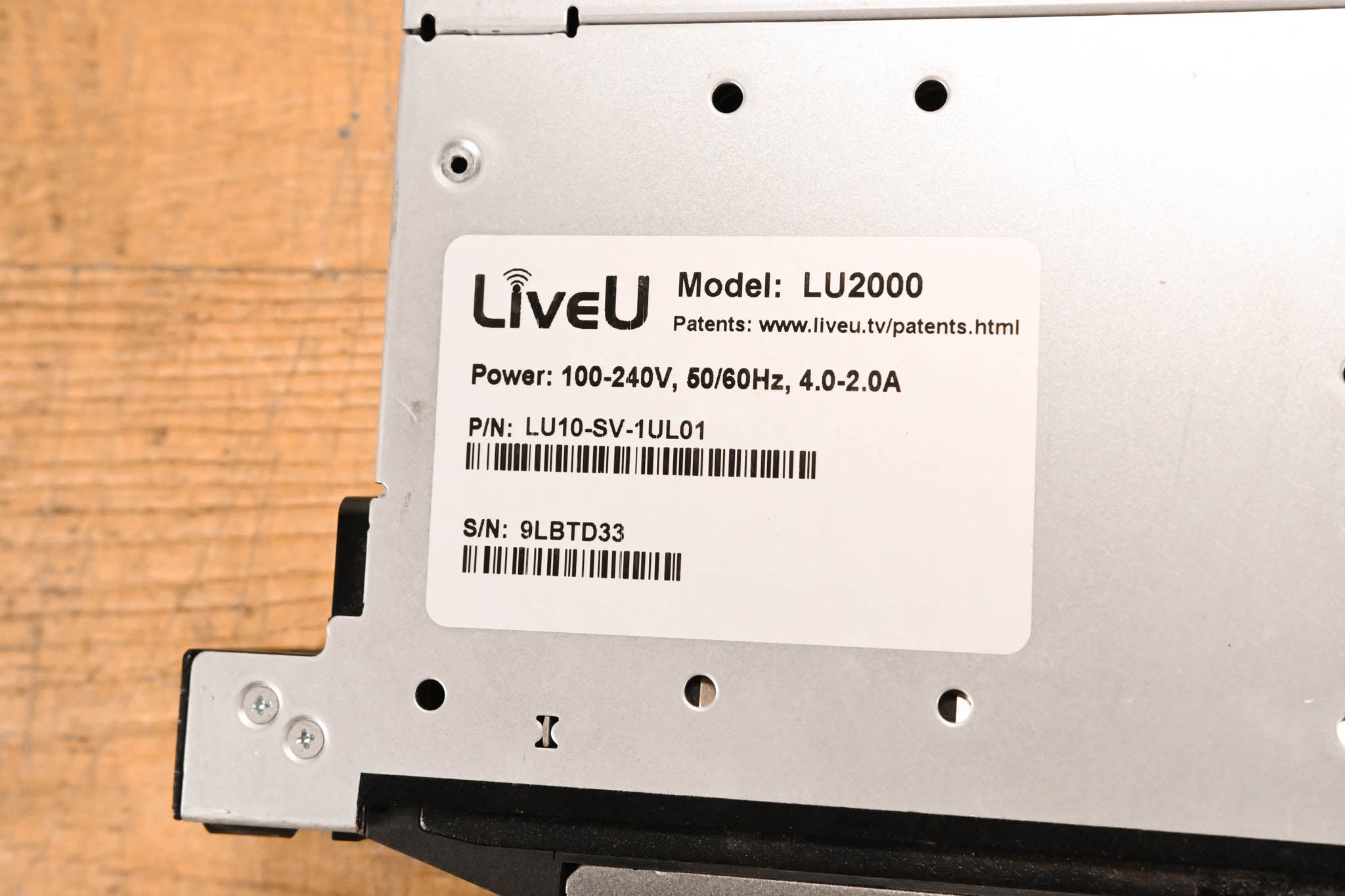 LiveU LU2000 Dual HD Output Decoder Server