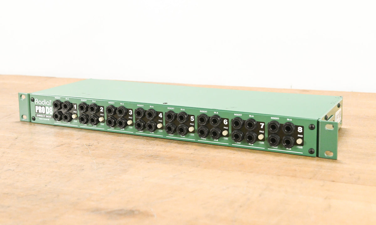 Radial Engineering ProD8 8-Channel Passive Instrument Direct Box