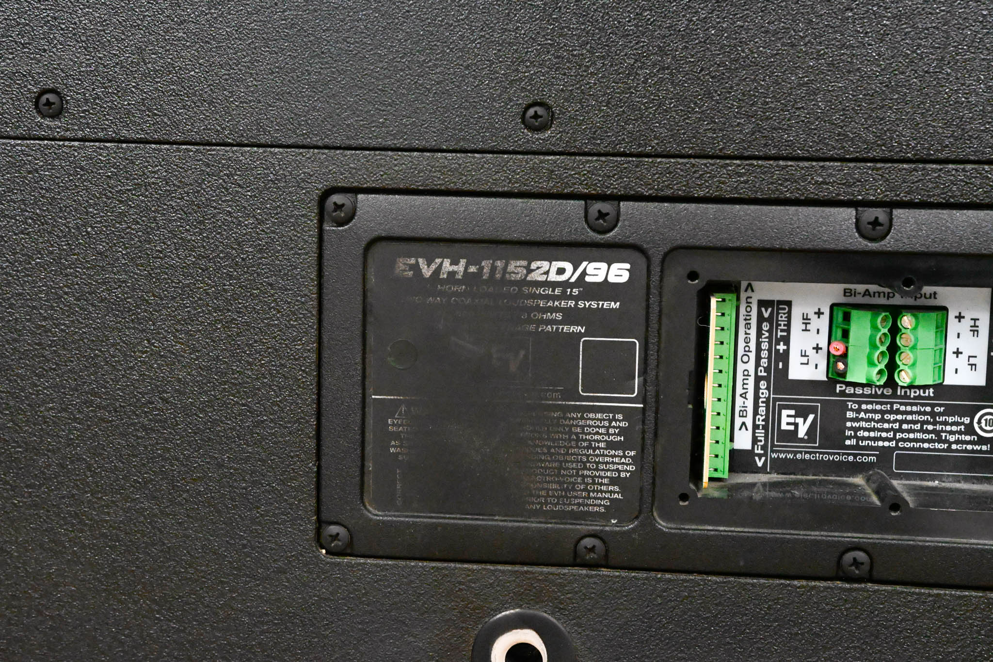 Electro-Voice (EV) EVH-1152D/96 15" Point-Source Loudspeaker (PAIR)