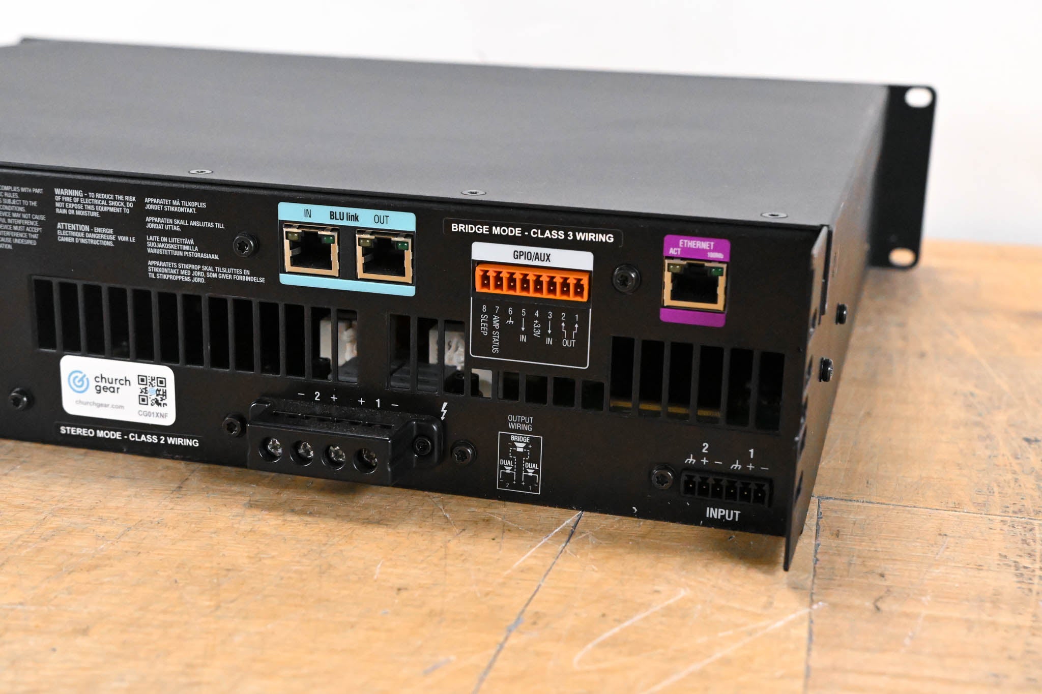 Crown CDi 2|1200BL 2-Channel DriveCore Series Power Amp w/ BLU Link